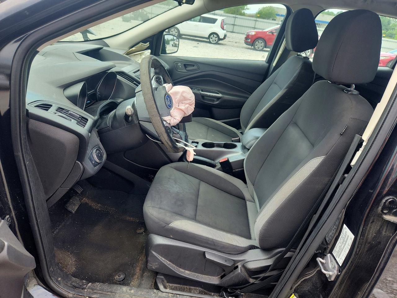 2013 Ford Escape S Black vin: 1FMCU0F77DUC23961