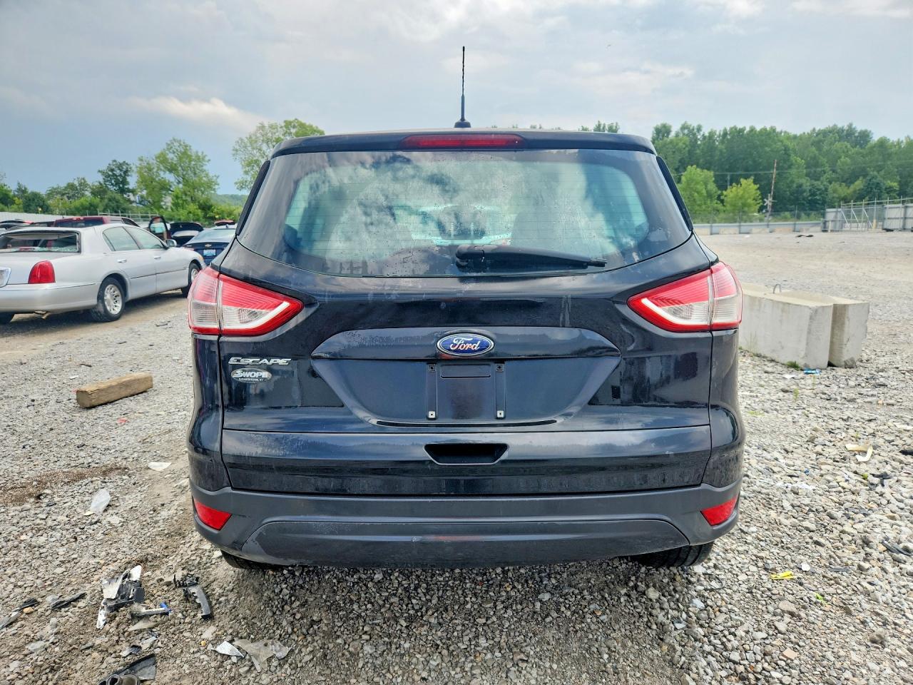 2013 Ford Escape S Black vin: 1FMCU0F77DUC23961