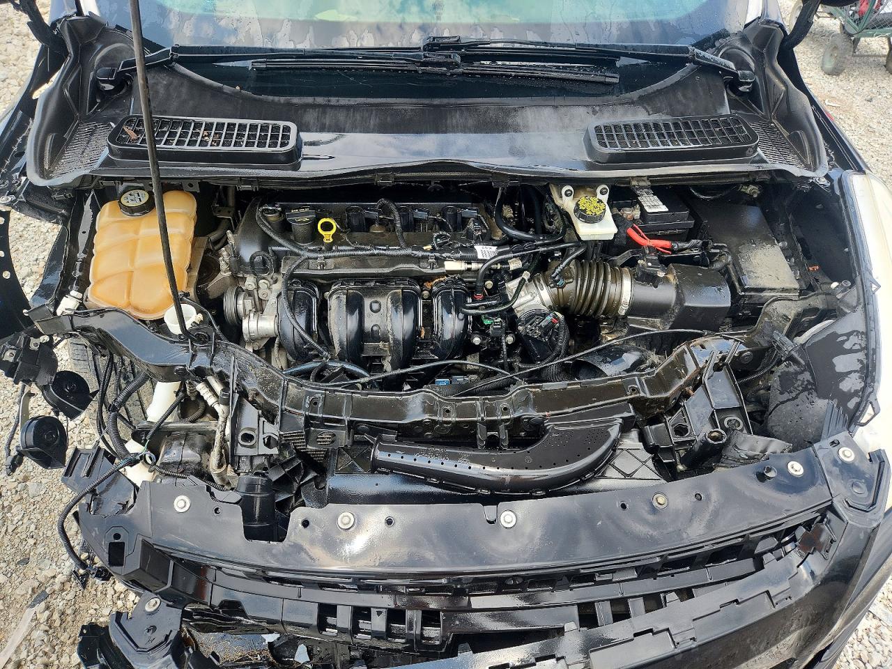 2013 Ford Escape S Black vin: 1FMCU0F77DUC23961
