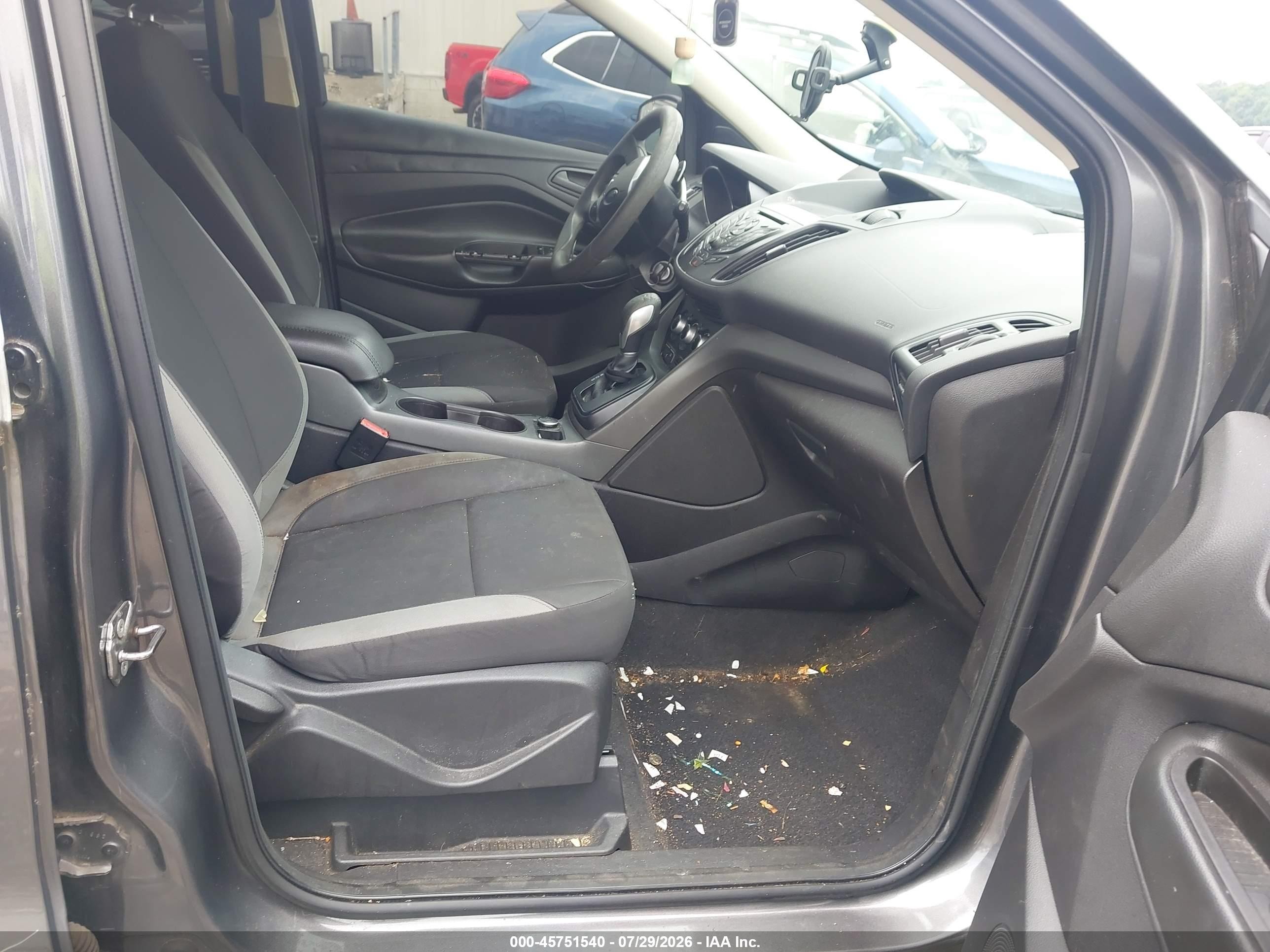 2013 Ford Escape S Gray vin: 1FMCU0F77DUC90981