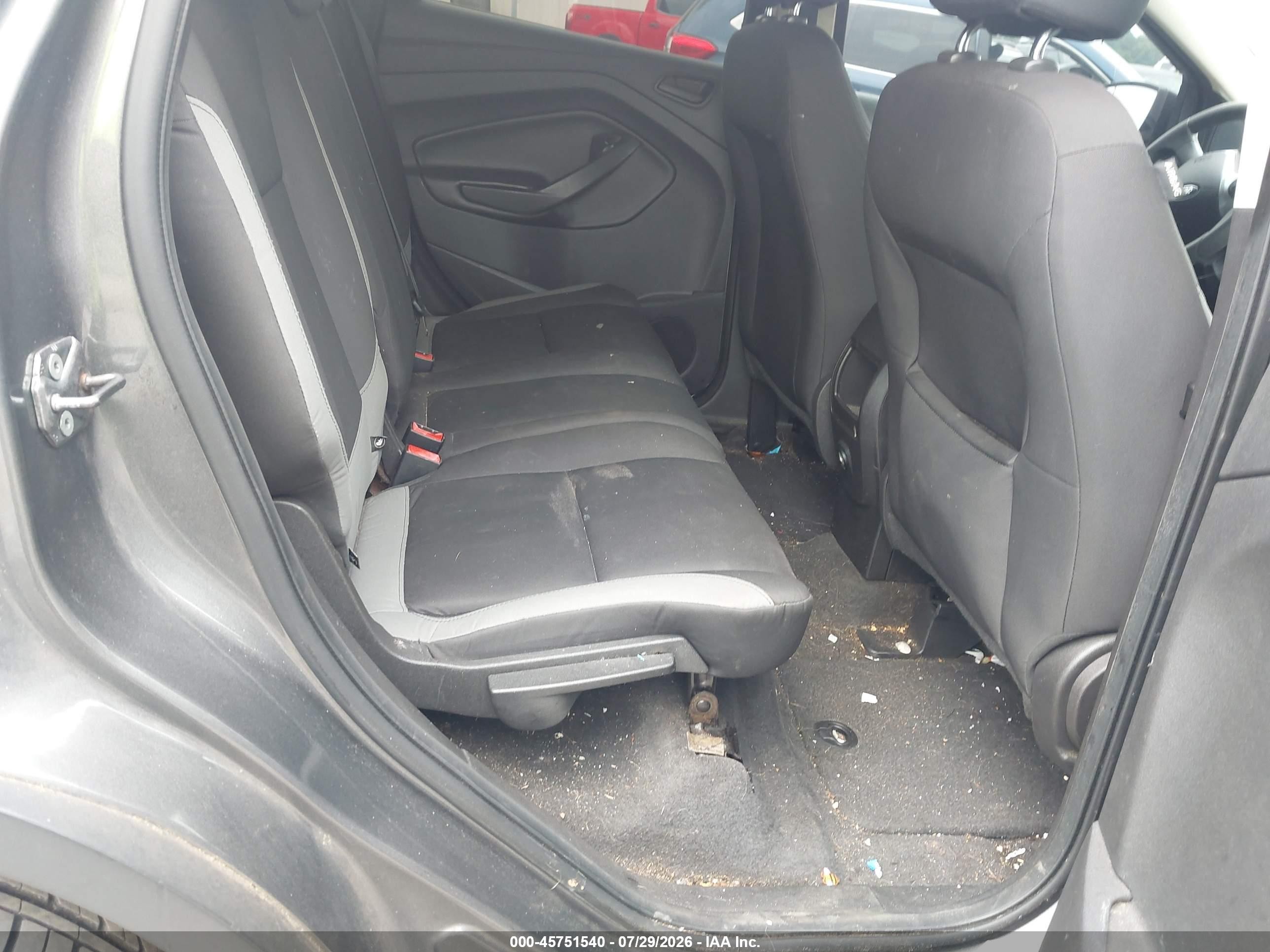 2013 Ford Escape S Gray vin: 1FMCU0F77DUC90981