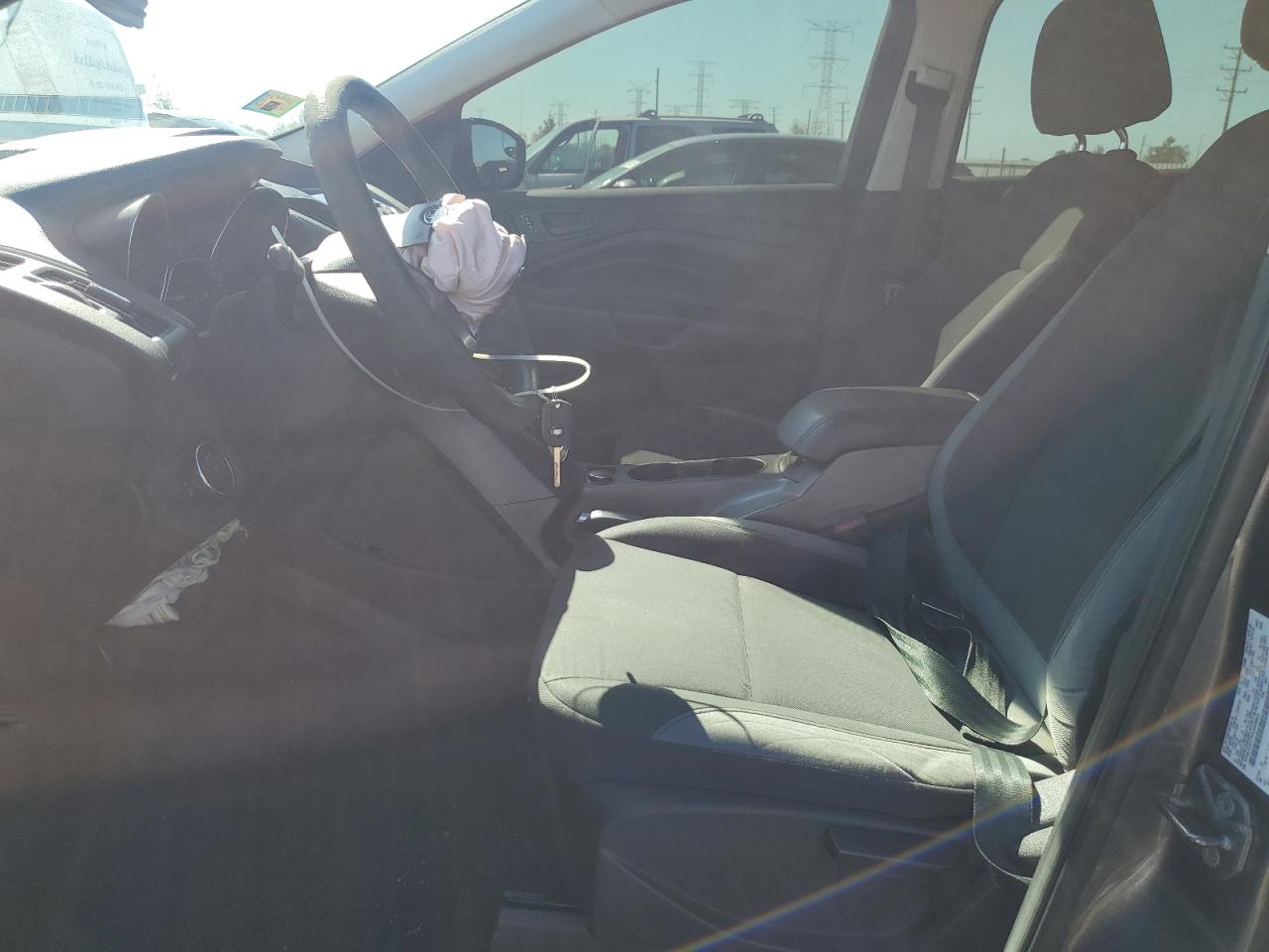 2013 Ford Escape S Gray vin: 1FMCU0F77DUD09562