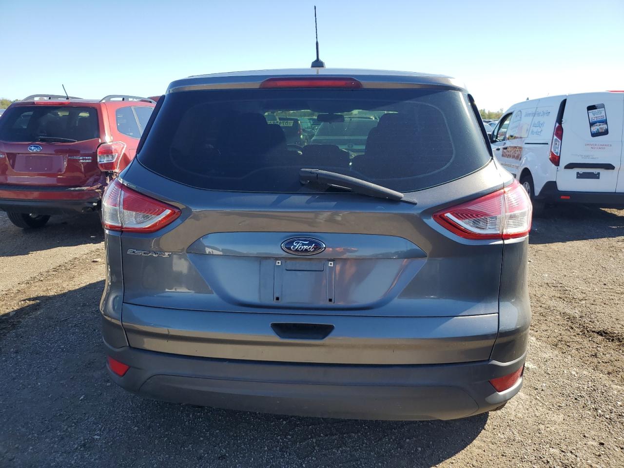 2013 Ford Escape S Gray vin: 1FMCU0F77DUD09562