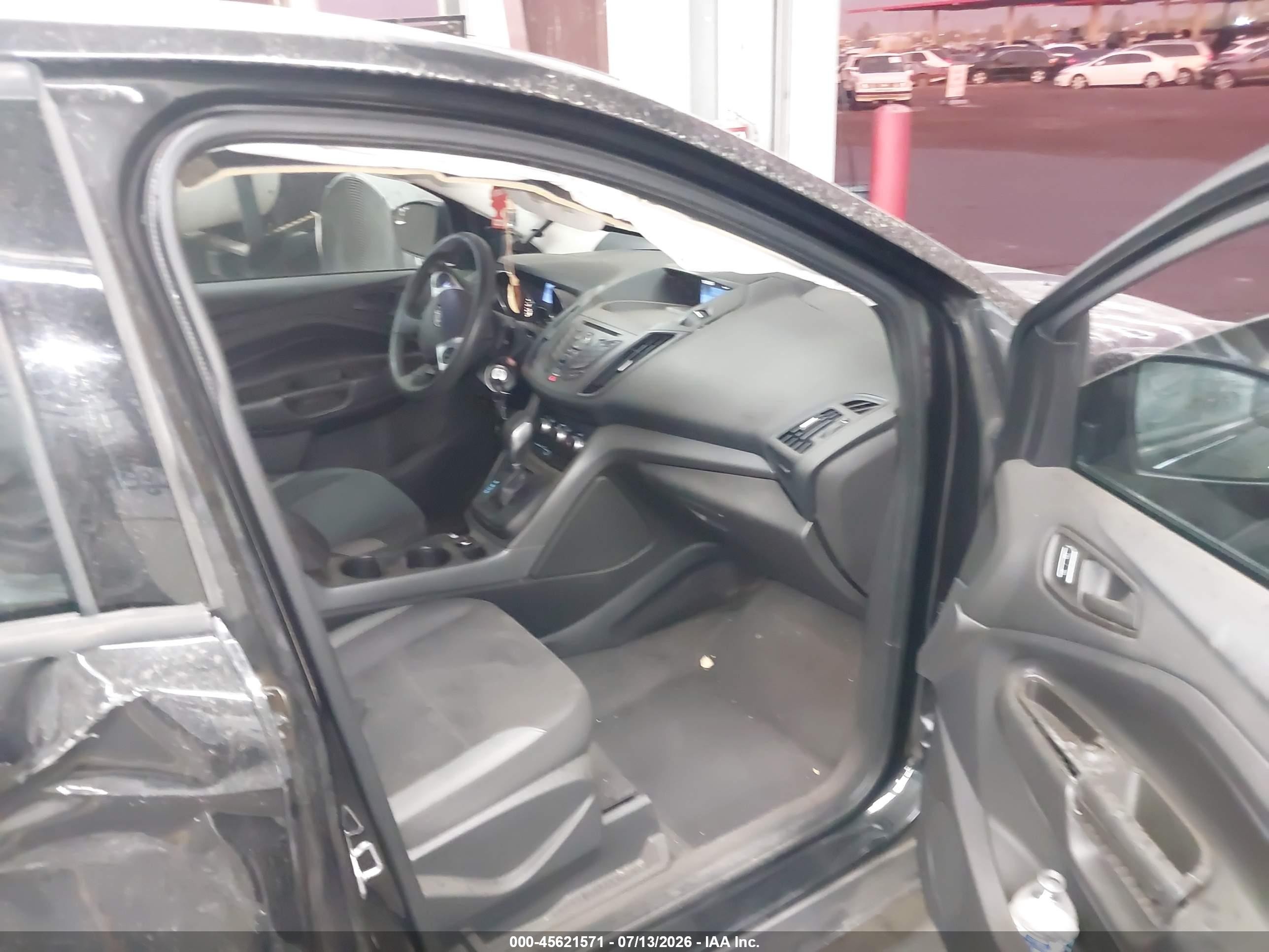 2014 Ford Escape S Black vin: 1FMCU0F77EUB72785