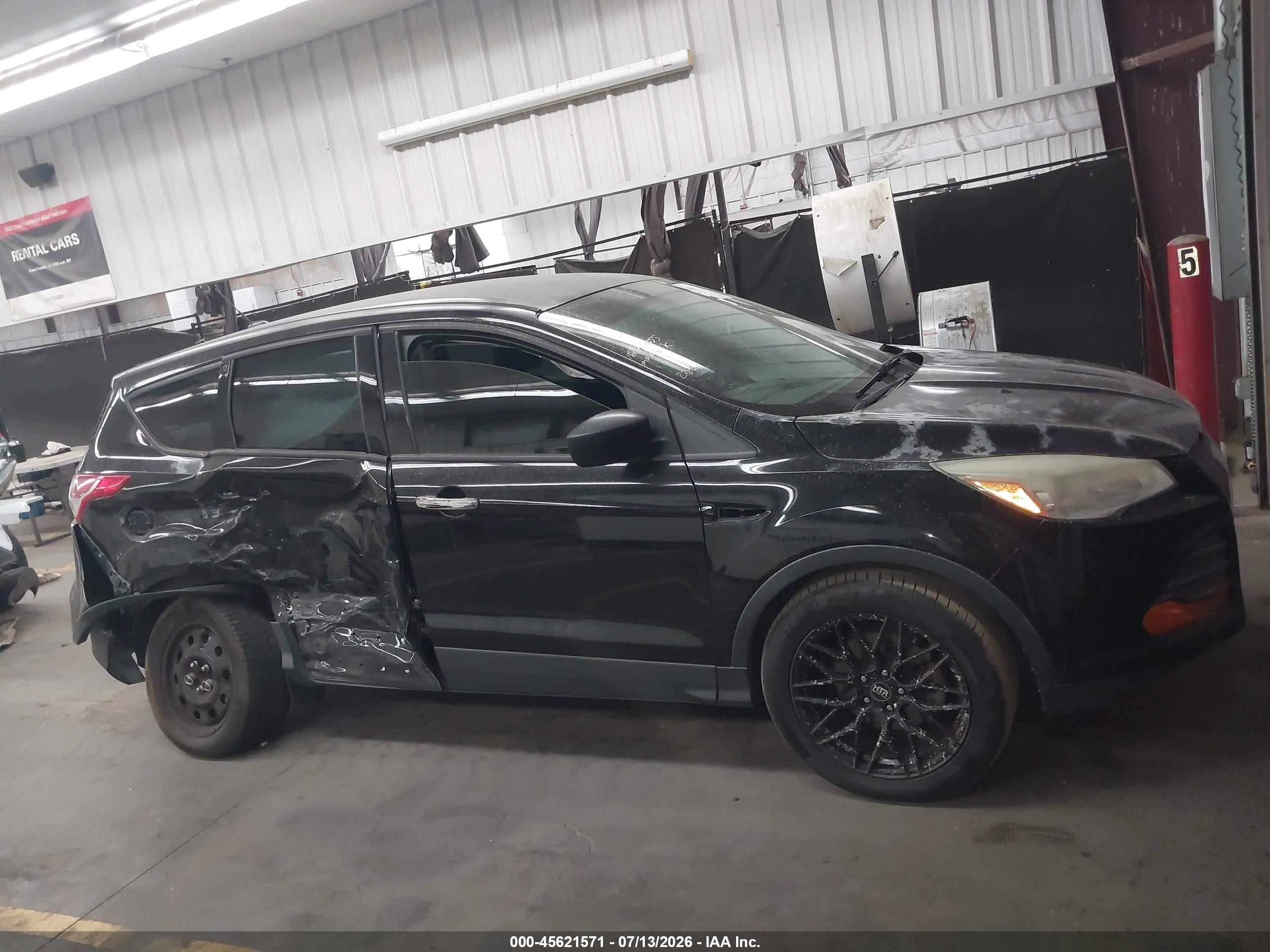 2014 Ford Escape S Black vin: 1FMCU0F77EUB72785