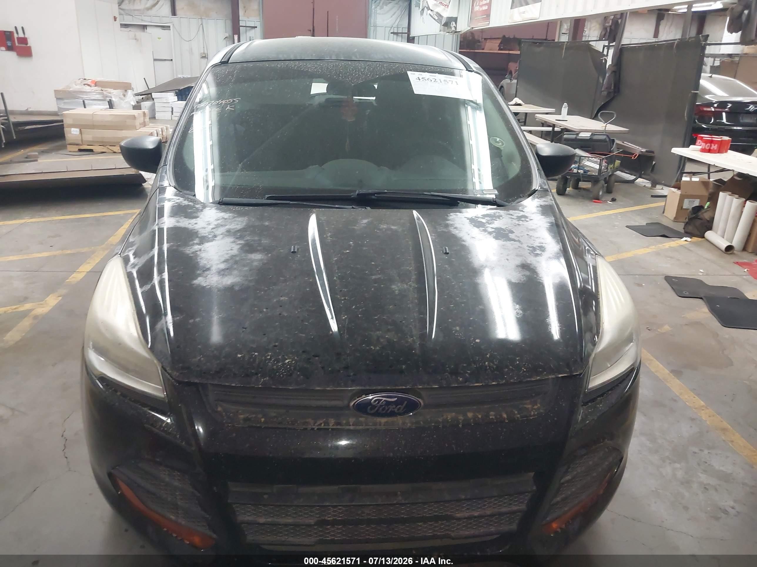 2014 Ford Escape S Black vin: 1FMCU0F77EUB72785