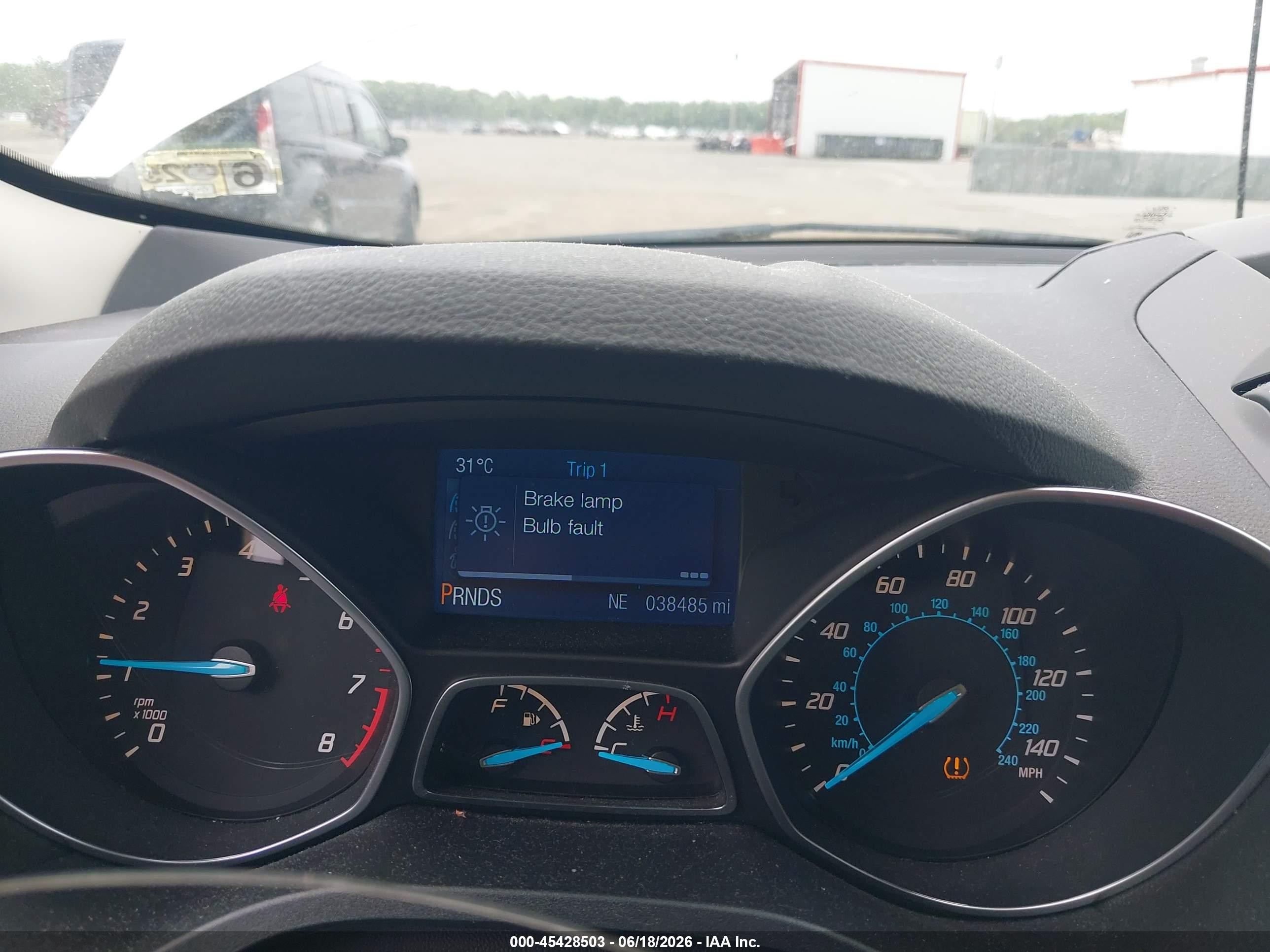 2014 Ford Escape S Silver vin: 1FMCU0F77EUC37585