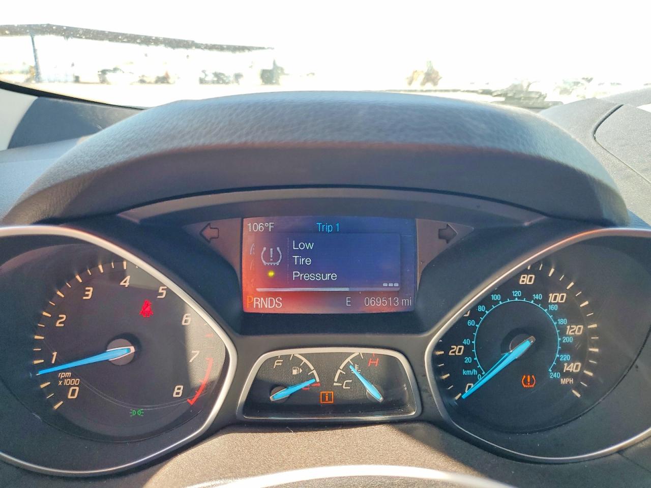 2014 Ford Escape S White vin: 1FMCU0F77EUC76855