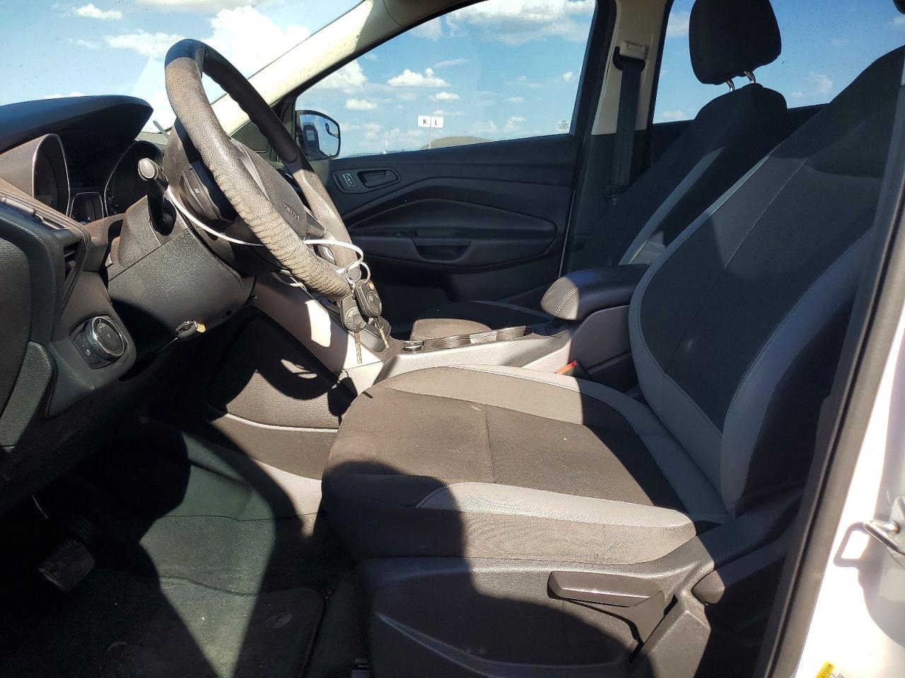 2014 Ford Escape S White vin: 1FMCU0F77EUC76855
