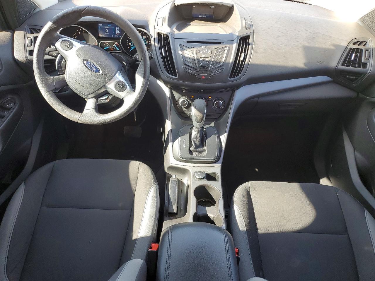 2014 Ford Escape S White vin: 1FMCU0F77EUC76855