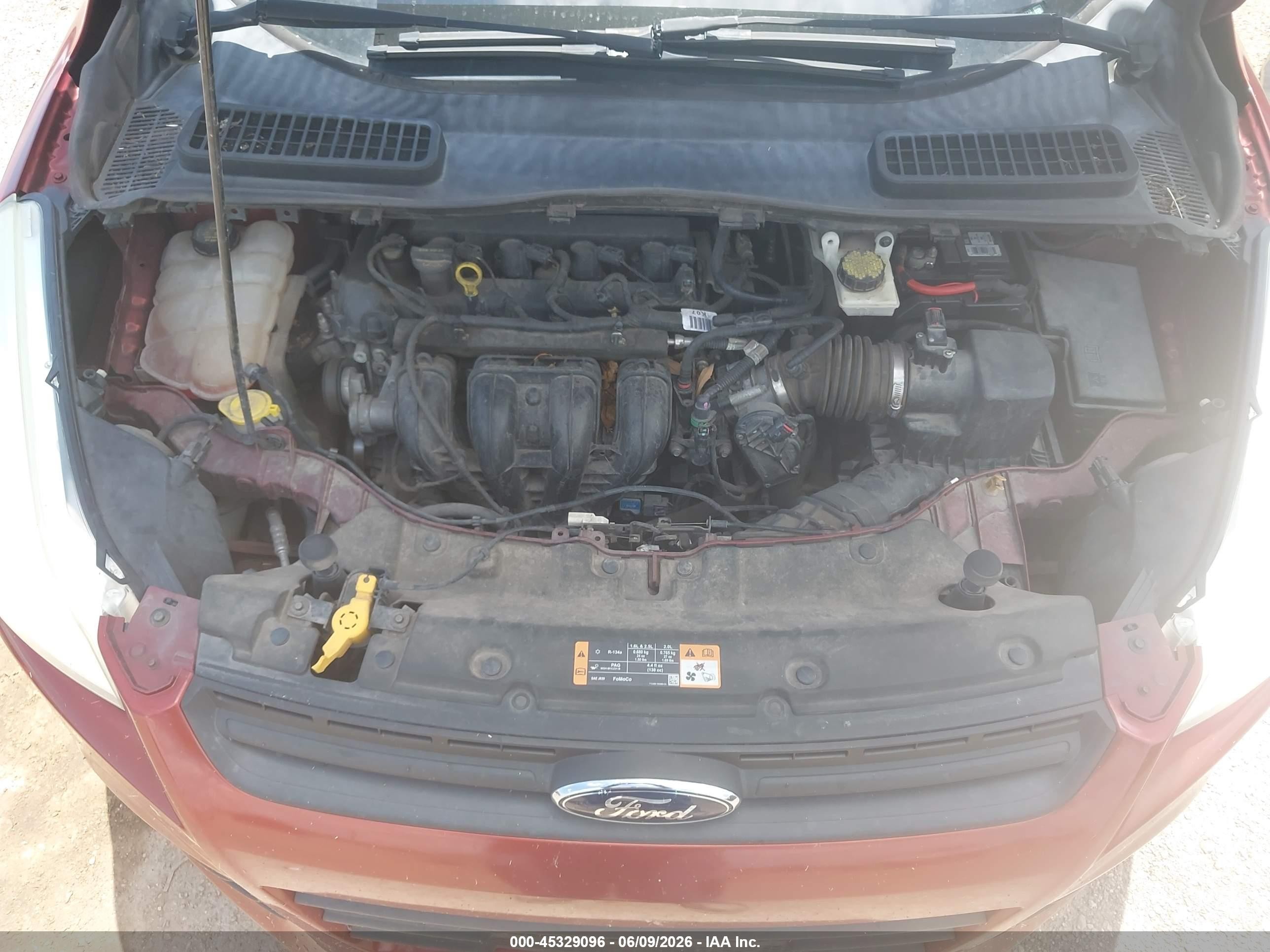2014 Ford Escape S Оранжевый vin: 1FMCU0F77EUD16710
