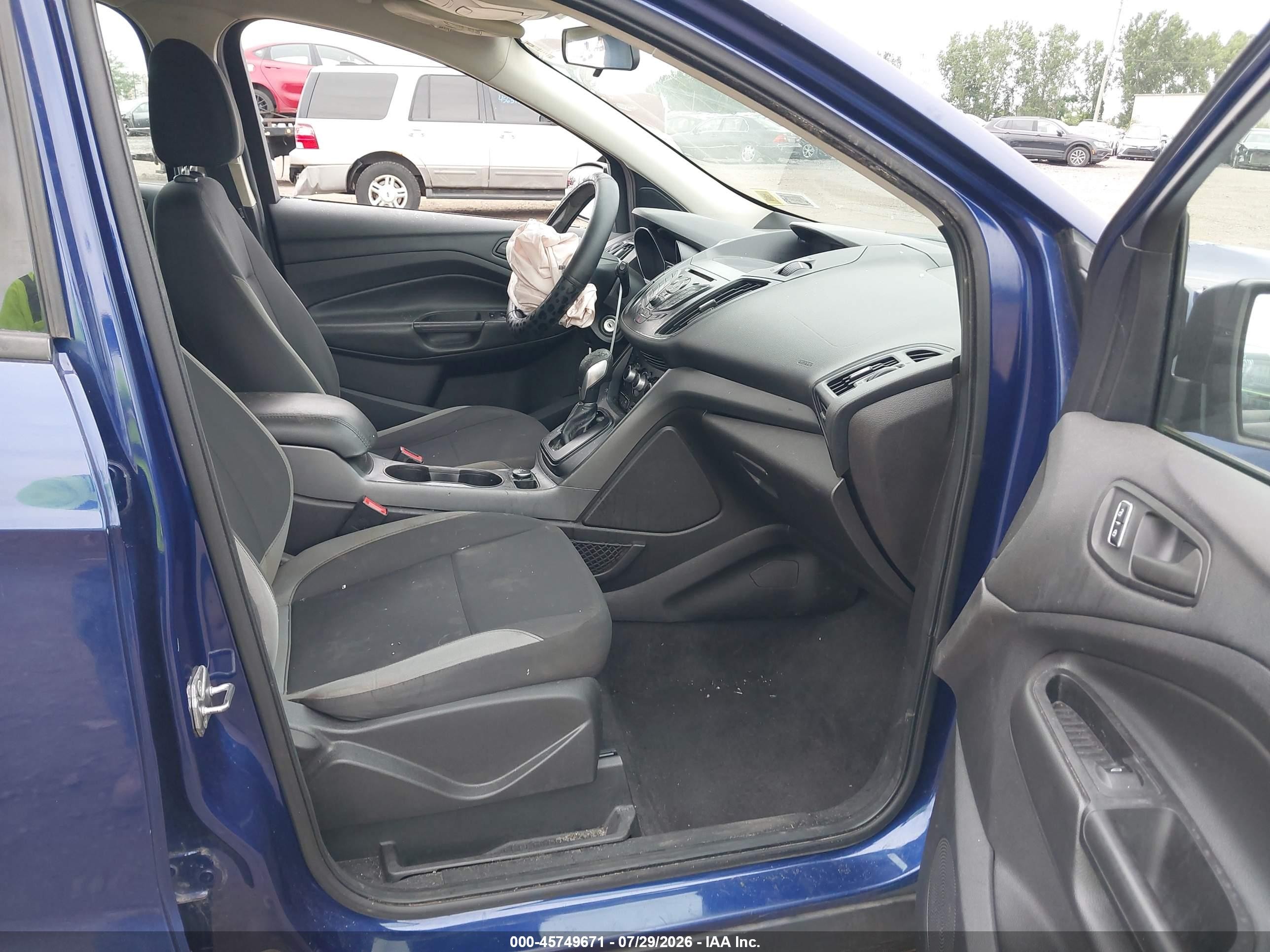 2014 Ford Escape S Blue vin: 1FMCU0F77EUD49772