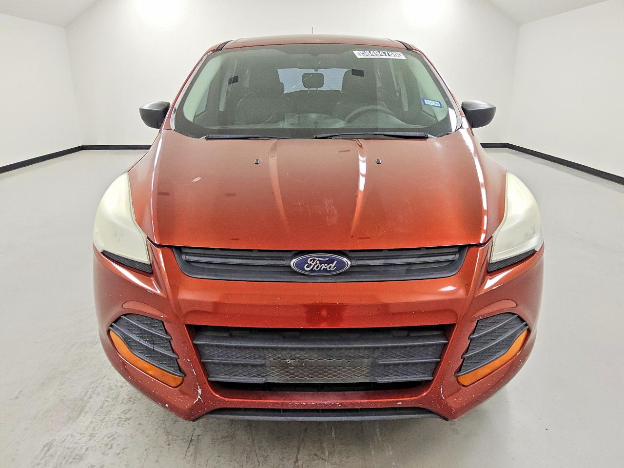 2014 Ford Escape S Orange vin: 1FMCU0F77EUD58021