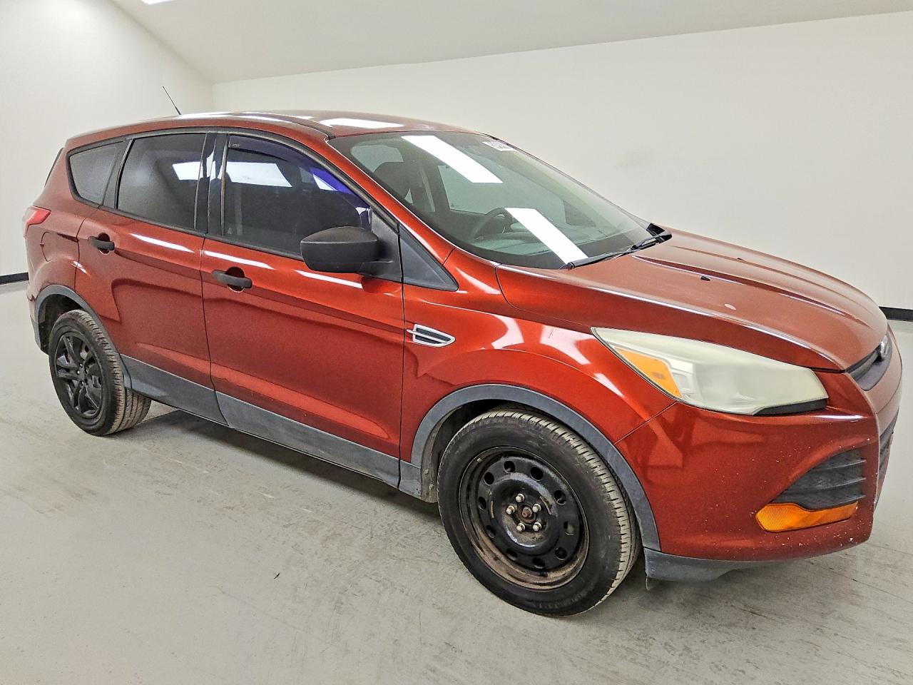 2014 Ford Escape S Orange vin: 1FMCU0F77EUD58021