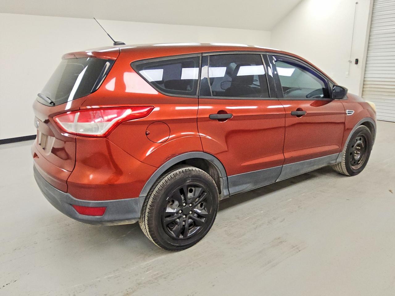 2014 Ford Escape S Orange vin: 1FMCU0F77EUD58021