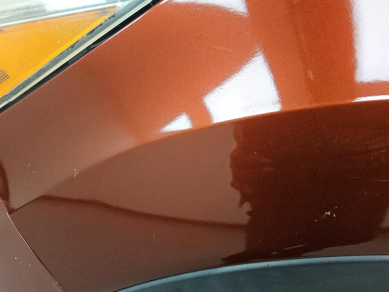 2014 Ford Escape S Orange vin: 1FMCU0F77EUD58021 Damage: Left Front Fender, Chipped, 3