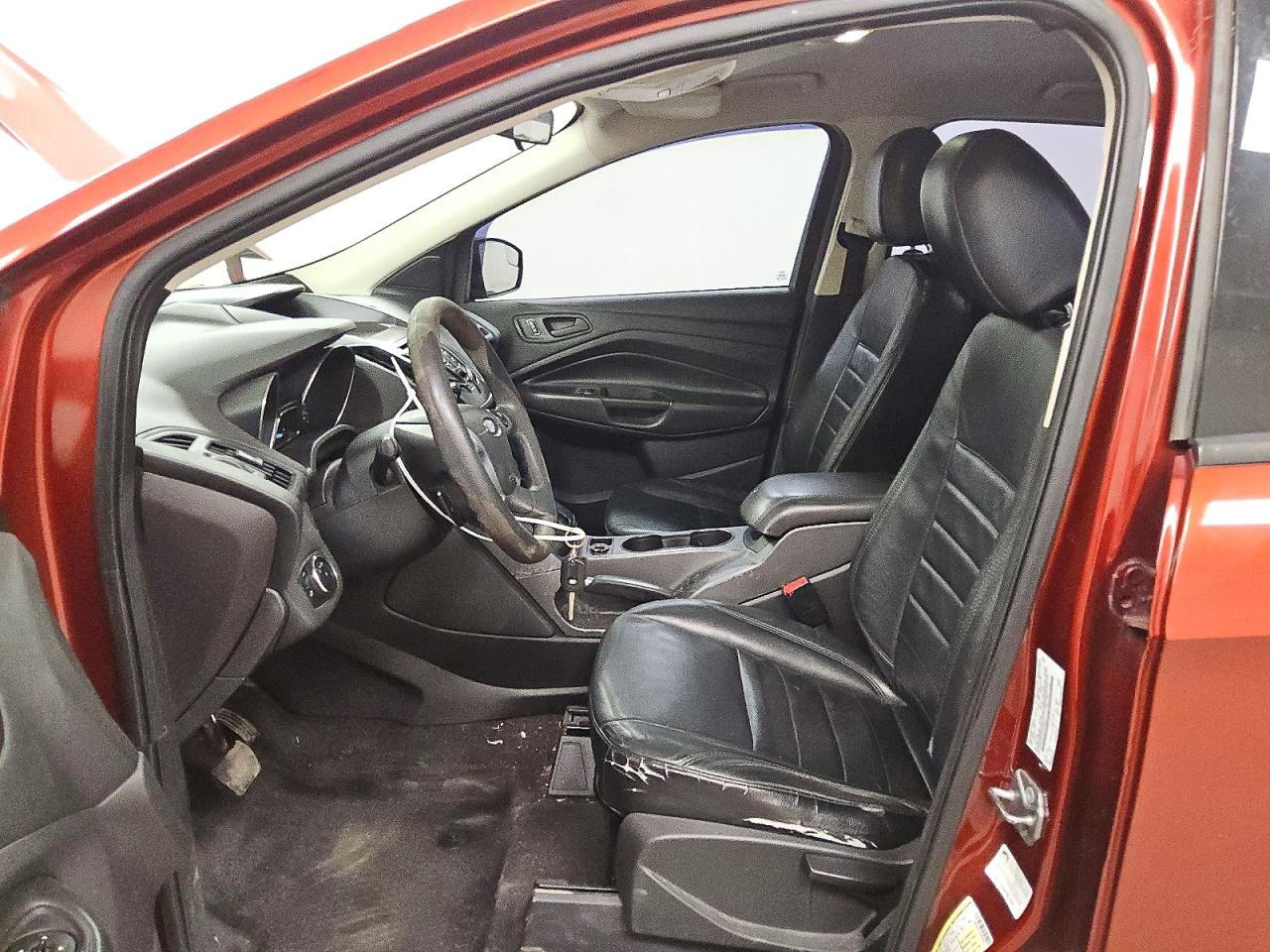 2014 Ford Escape S Orange vin: 1FMCU0F77EUD58021