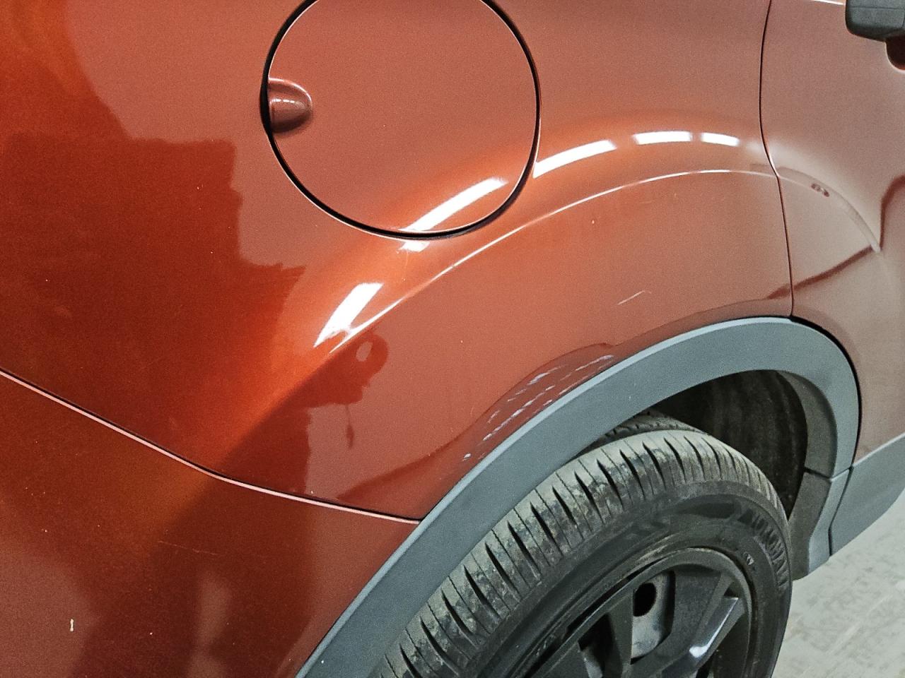2014 Ford Escape S Orange vin: 1FMCU0F77EUD58021 Damage: Right Qtr Panel, Dent(S) W/ Paint Dmg, 1 To 2 Inches
