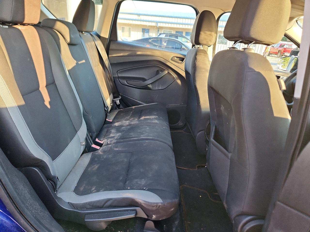 2014 Ford Escape S Blue vin: 1FMCU0F77EUE37091