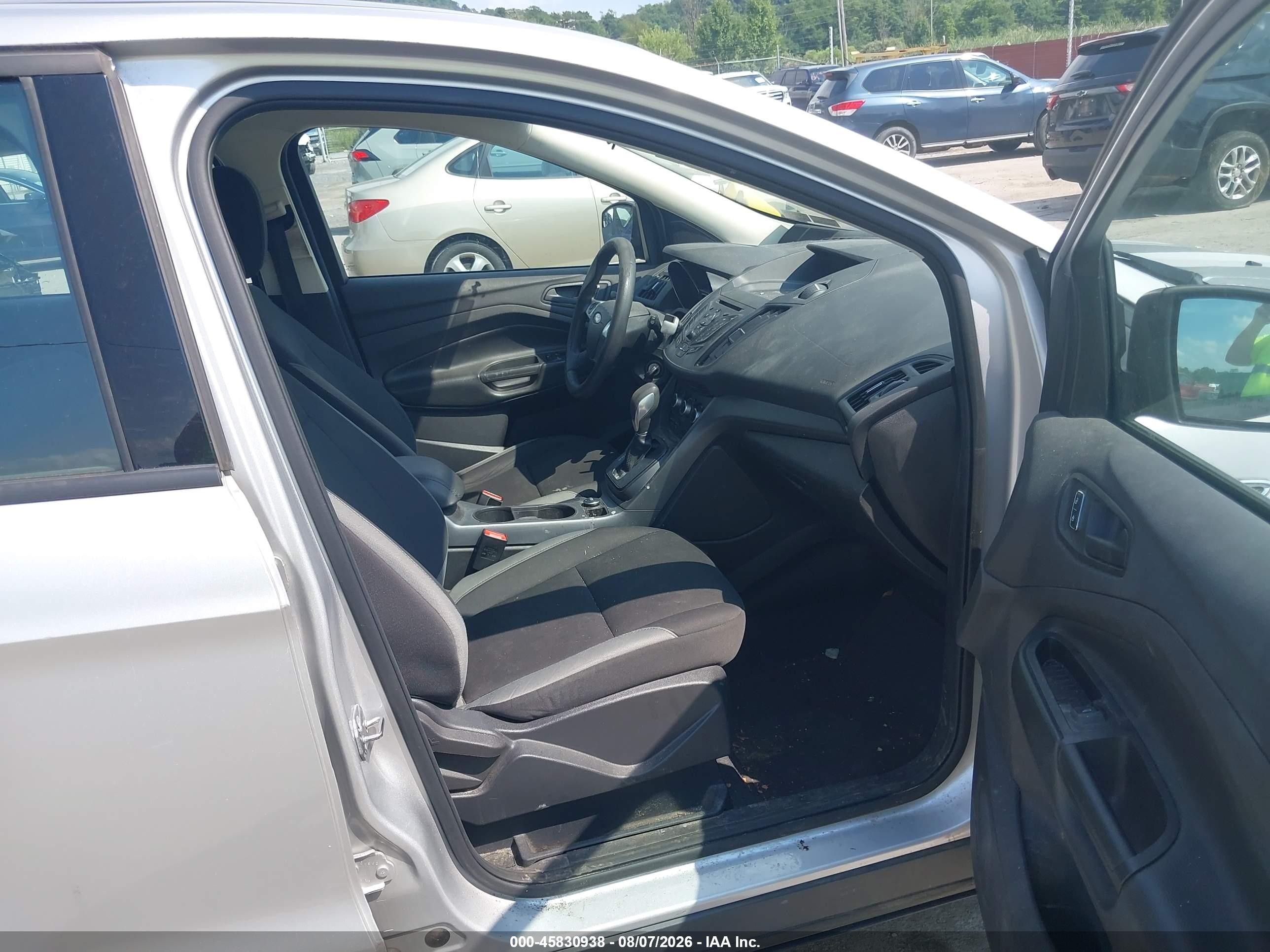 2015 Ford Escape S Silver vin: 1FMCU0F77FUA05733