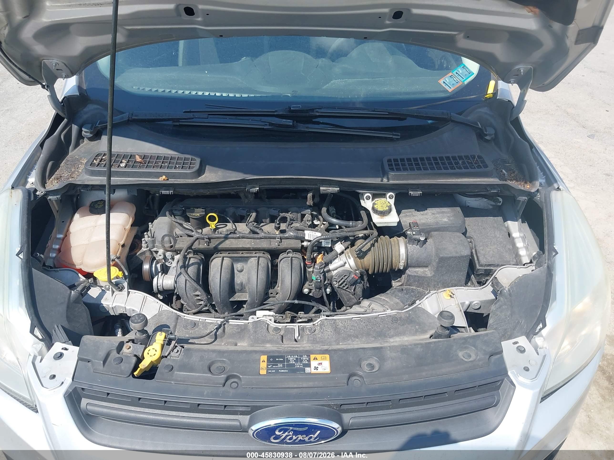 2015 Ford Escape S Silver vin: 1FMCU0F77FUA05733