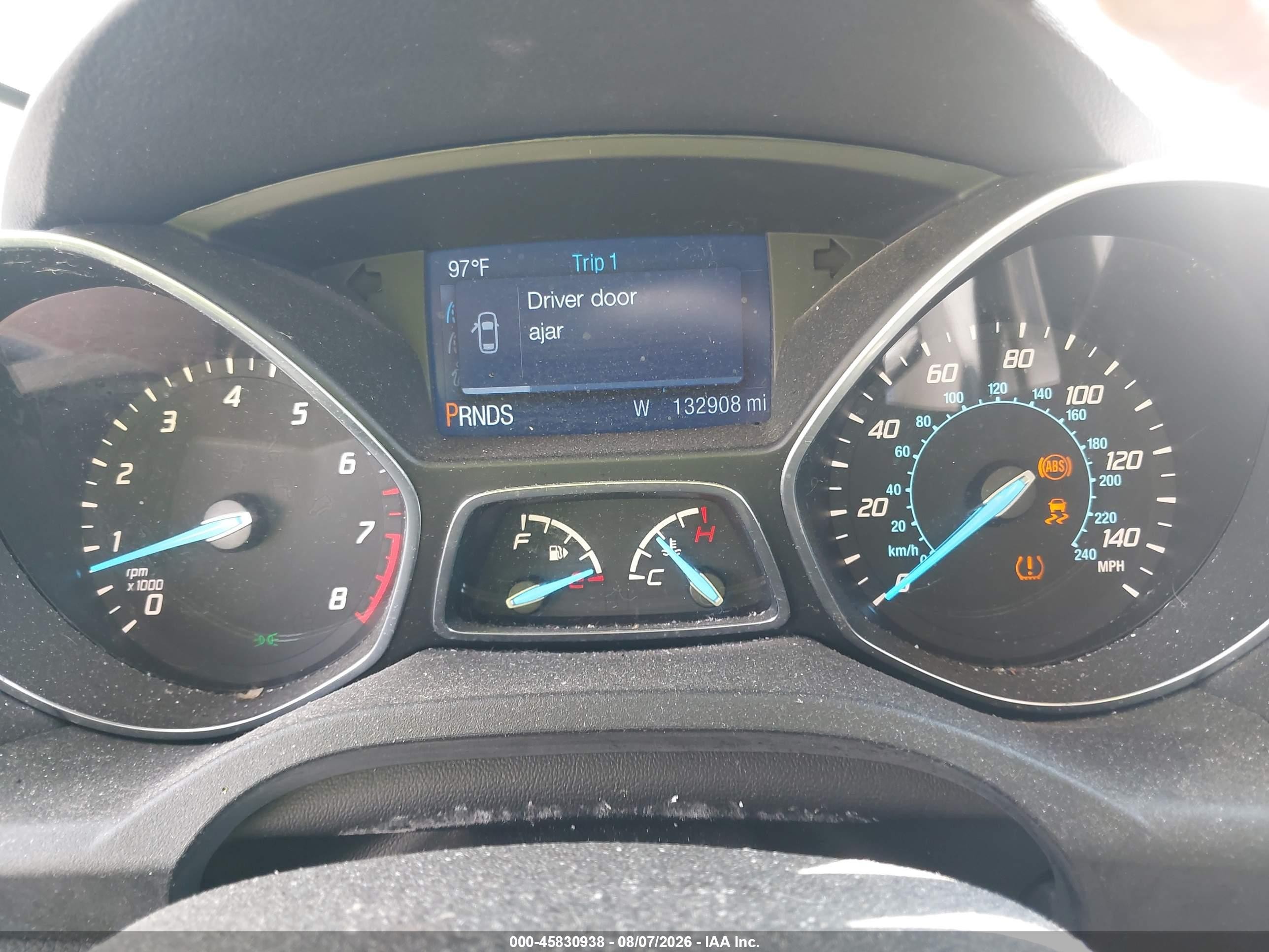 2015 Ford Escape S Silver vin: 1FMCU0F77FUA05733