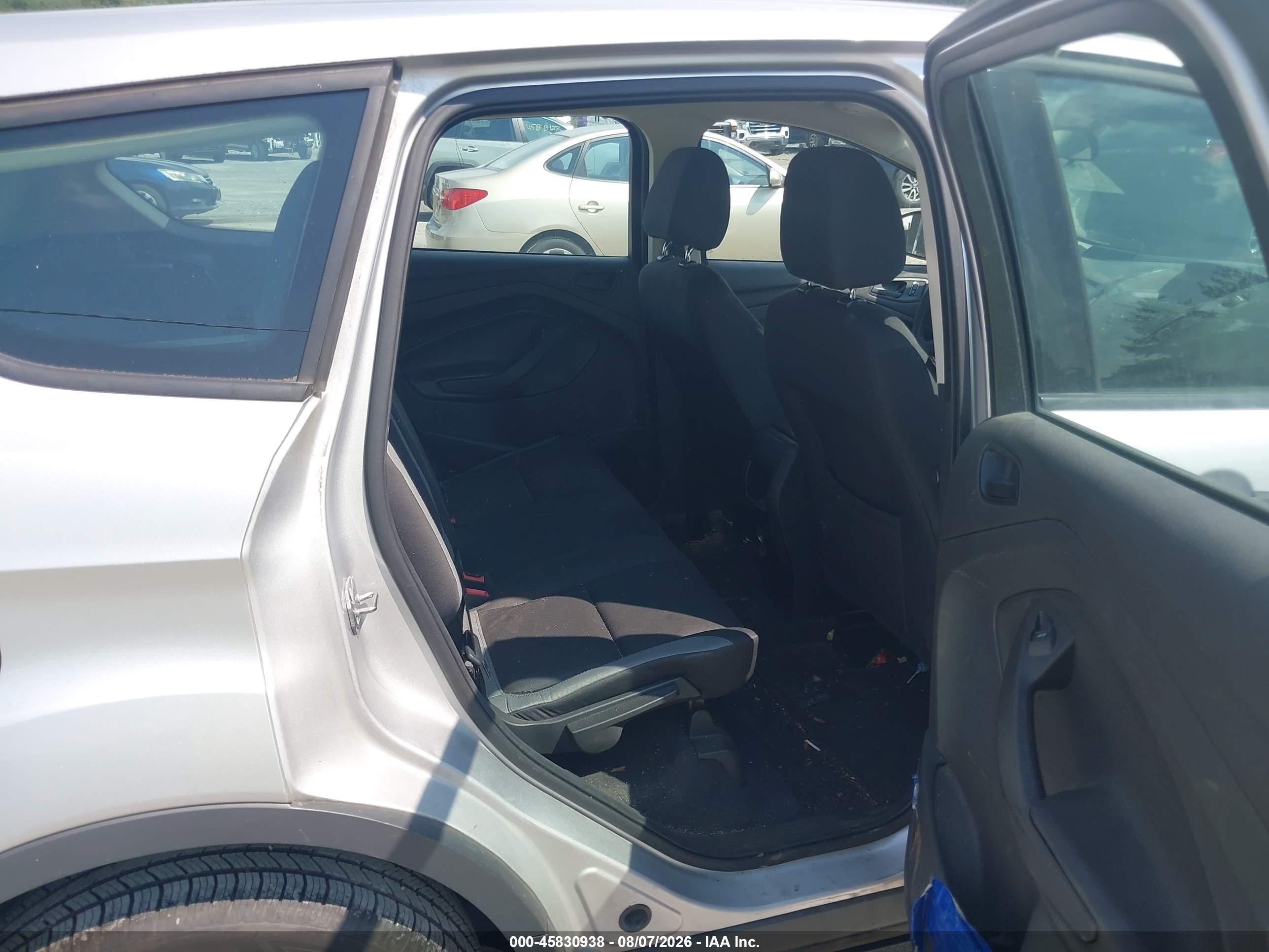 2015 Ford Escape S Silver vin: 1FMCU0F77FUA05733