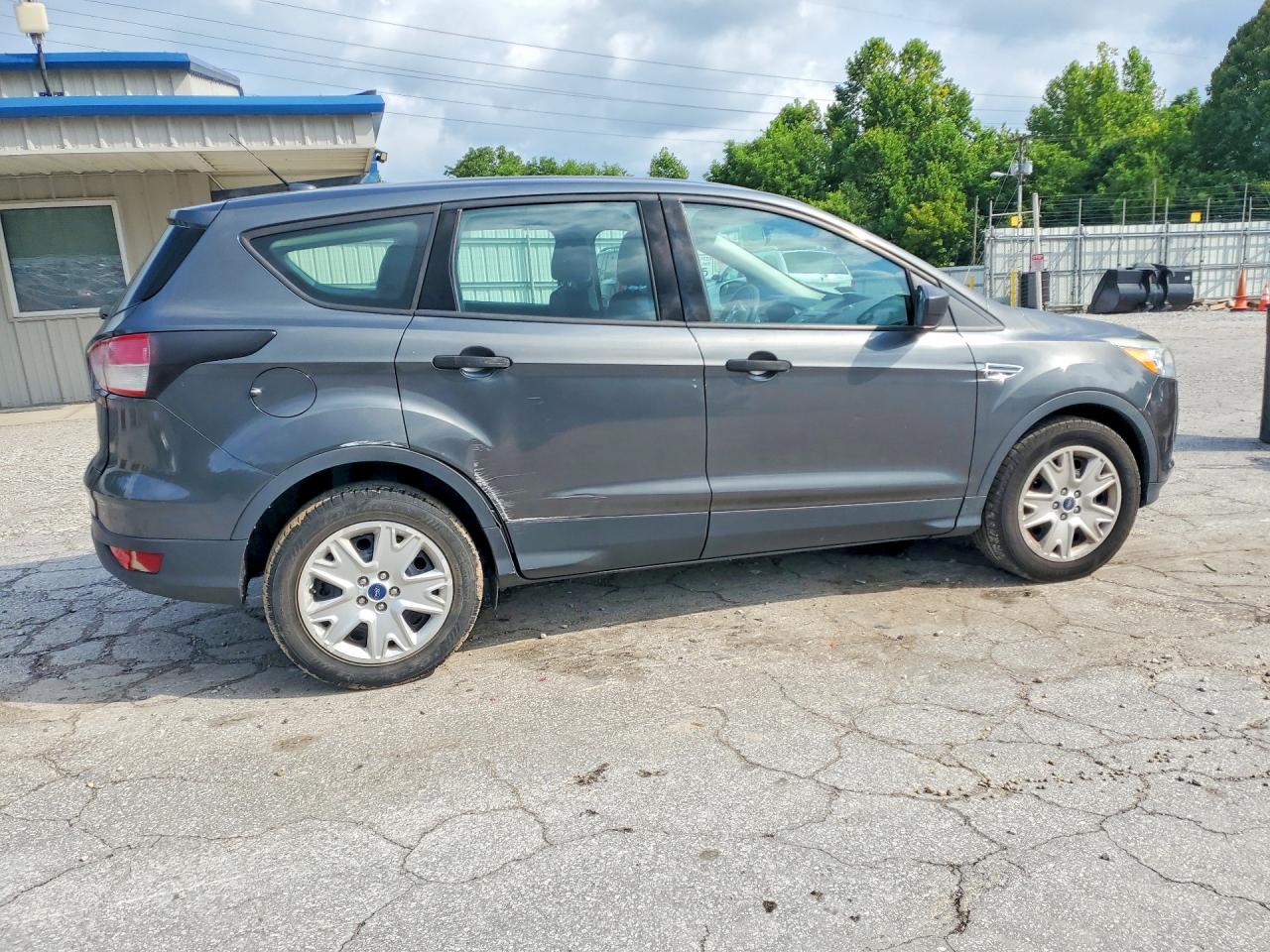 2015 Ford Escape S Gray vin: 1FMCU0F77FUA48906