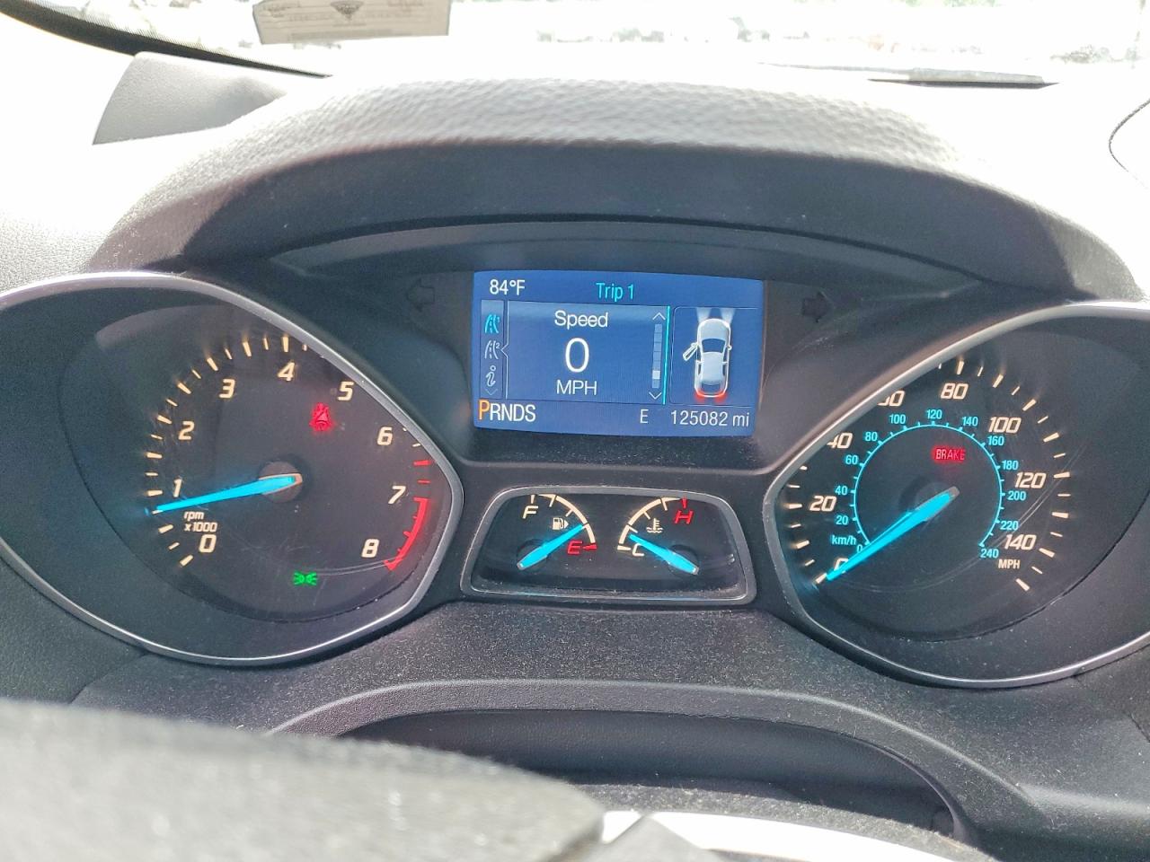 2015 Ford Escape S Gray vin: 1FMCU0F77FUA48906