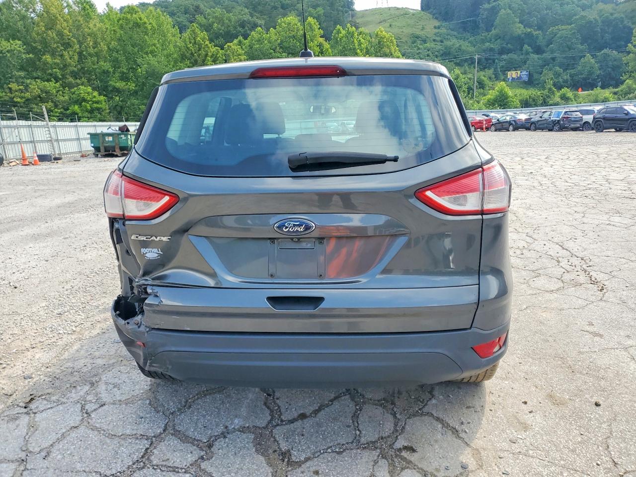 2015 Ford Escape S Gray vin: 1FMCU0F77FUA48906
