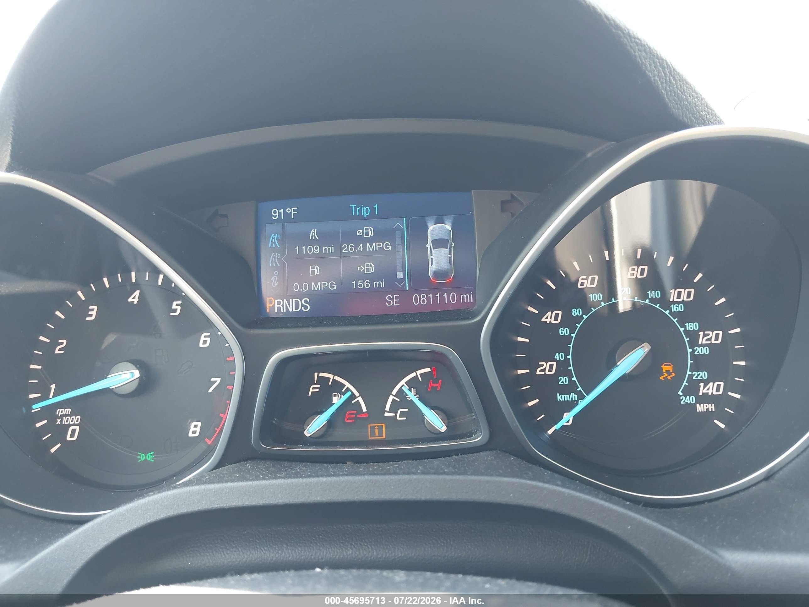 2015 Ford Escape S Red vin: 1FMCU0F77FUA73823