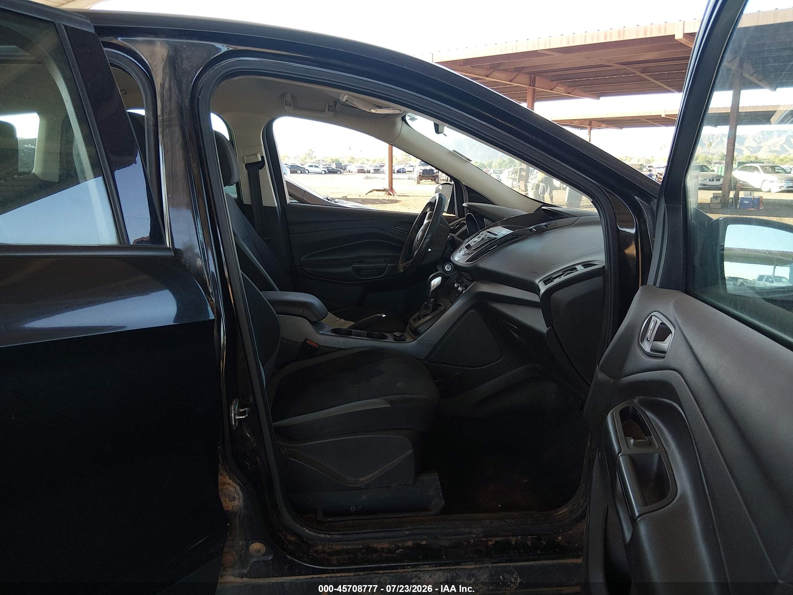 2015 Ford Escape S Black vin: 1FMCU0F77FUA82859