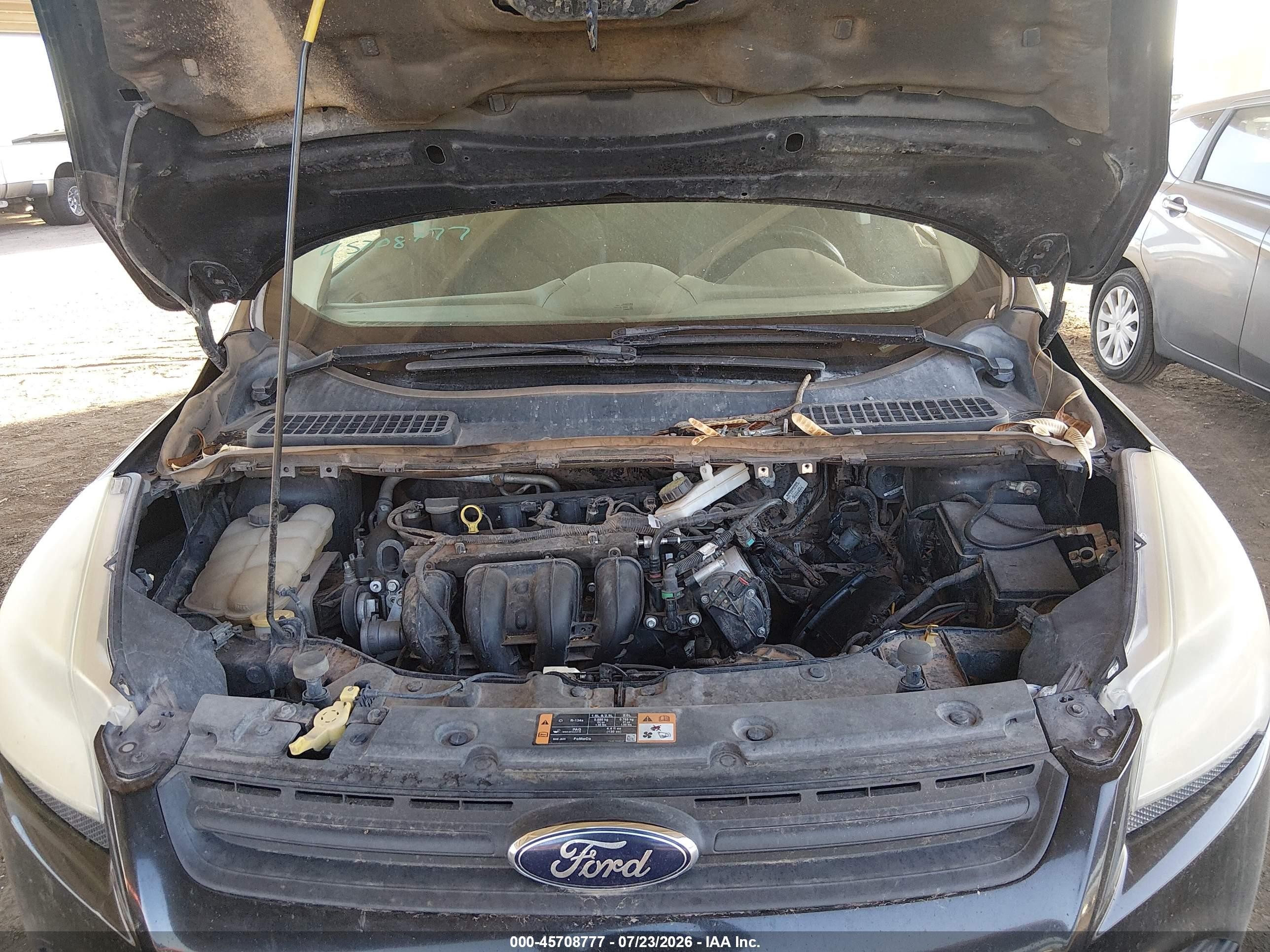 2015 Ford Escape S Black vin: 1FMCU0F77FUA82859
