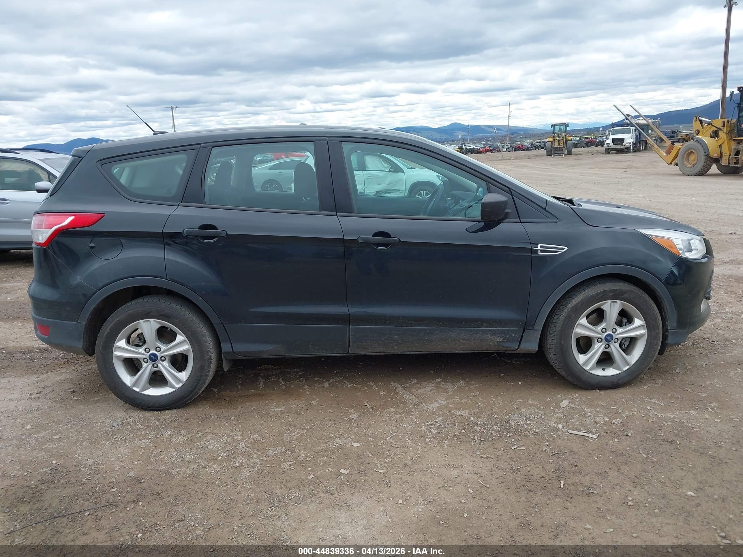 2015 Ford Escape S Black vin: 1FMCU0F77FUA92209