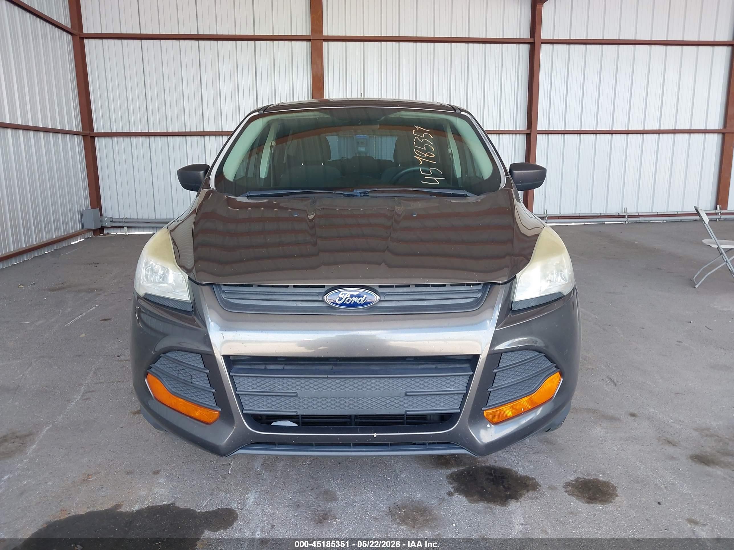 2015 Ford Escape S Gray vin: 1FMCU0F77FUB56491