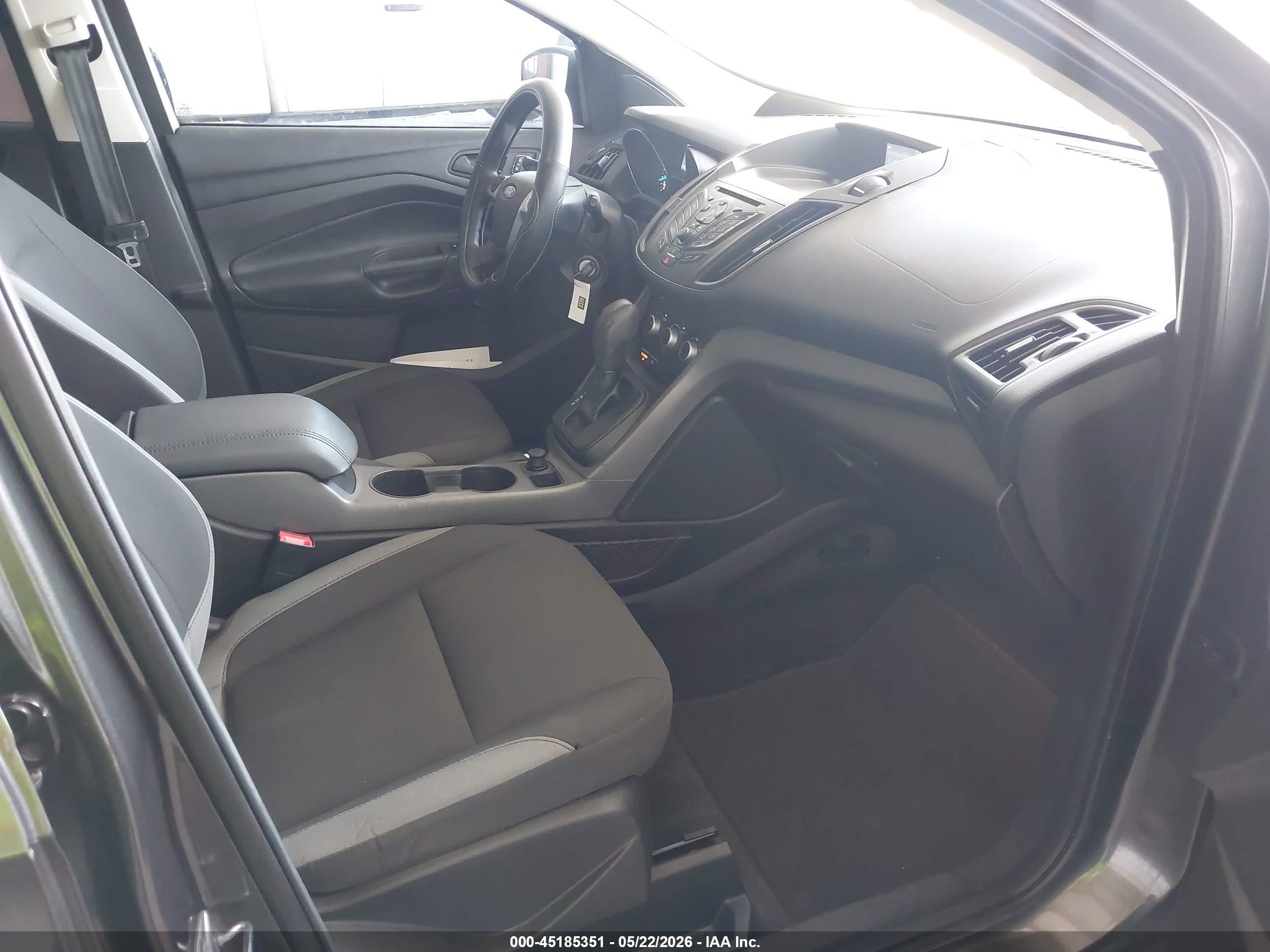 2015 Ford Escape S Gray vin: 1FMCU0F77FUB56491