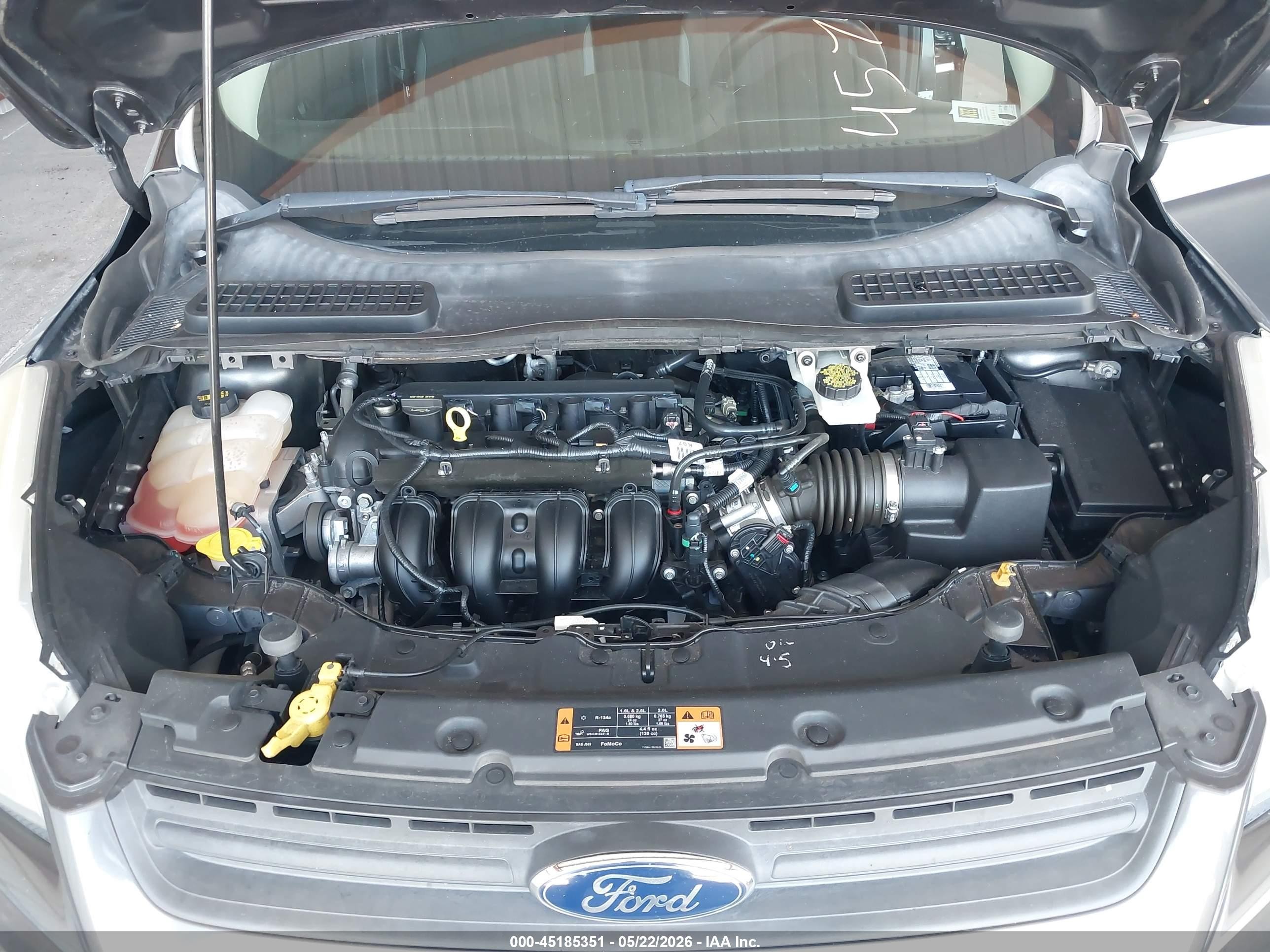 2015 Ford Escape S Gray vin: 1FMCU0F77FUB56491