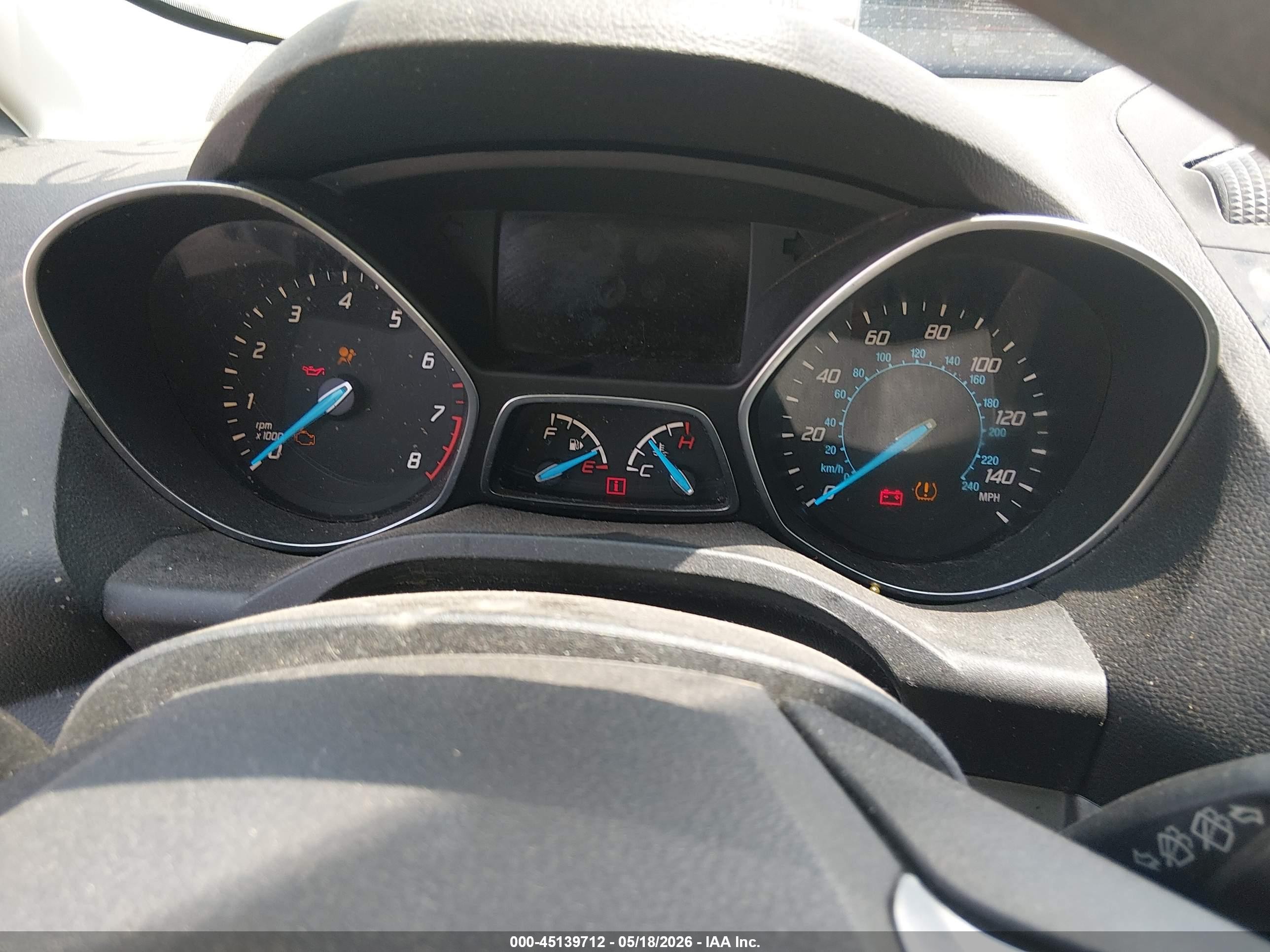 2015 Ford Escape S White vin: 1FMCU0F77FUB93640