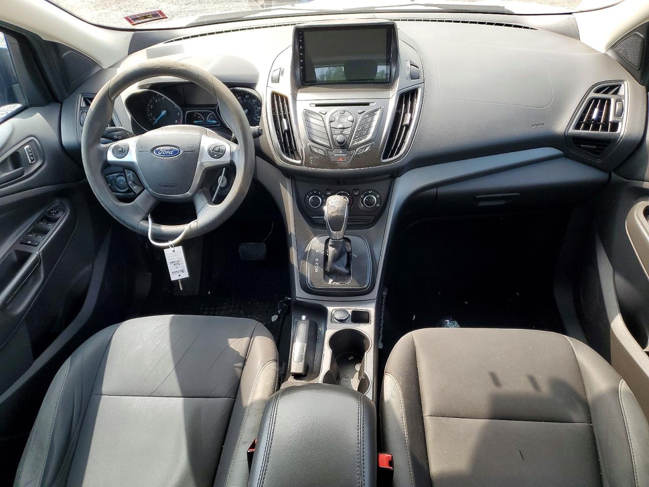 2015 Ford Escape S White vin: 1FMCU0F77FUC18827