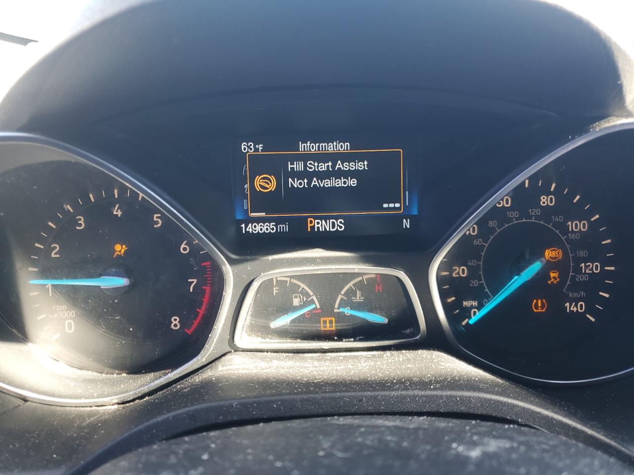 2017 Ford Escape S Черный vin: 1FMCU0F77HUA10353