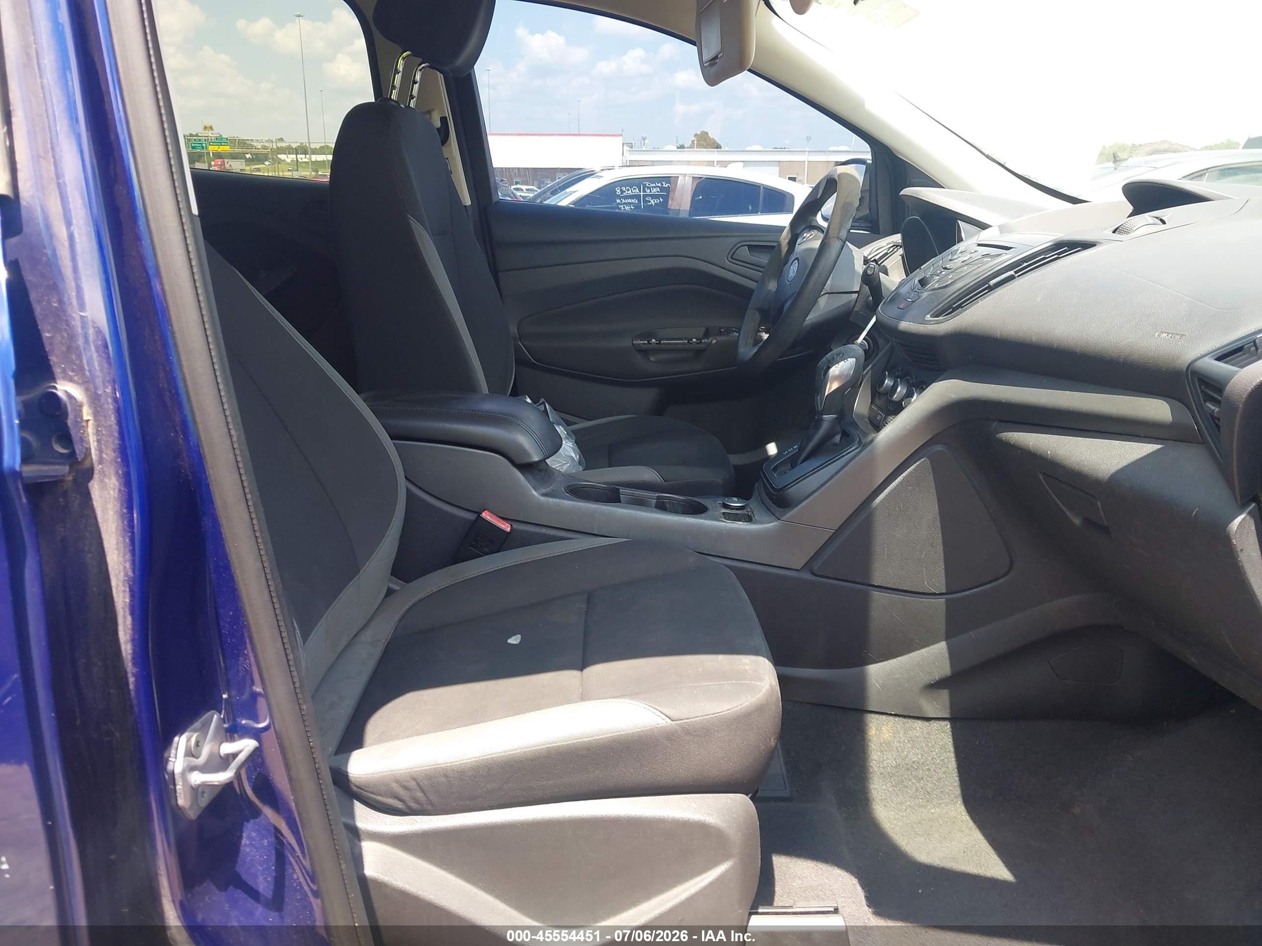 2013 Ford Escape S Blue vin: 1FMCU0F78DUA25745