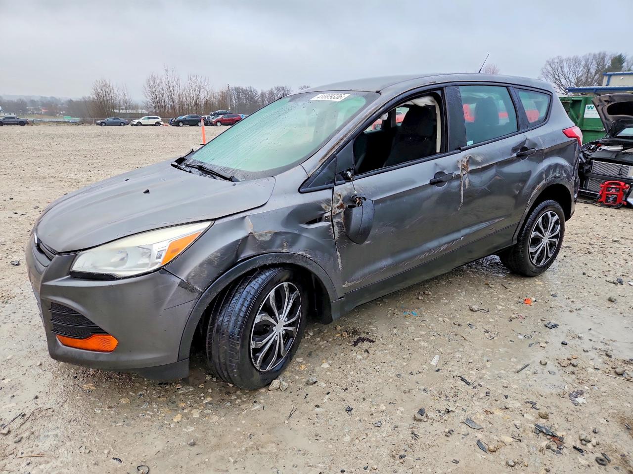 2013 Ford Escape S Gray vin: 1FMCU0F78DUA98145