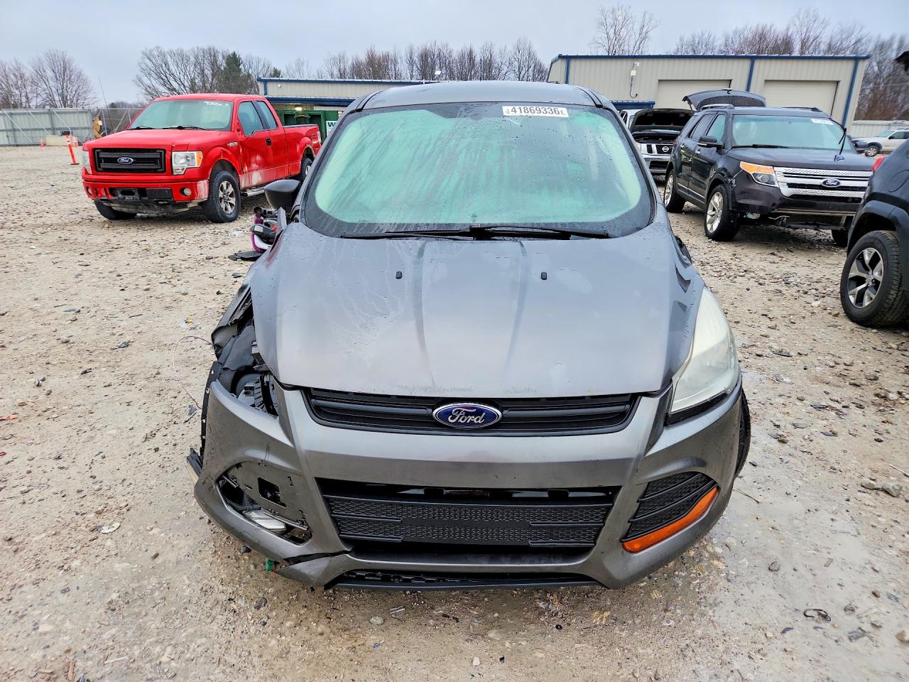 2013 Ford Escape S Gray vin: 1FMCU0F78DUA98145