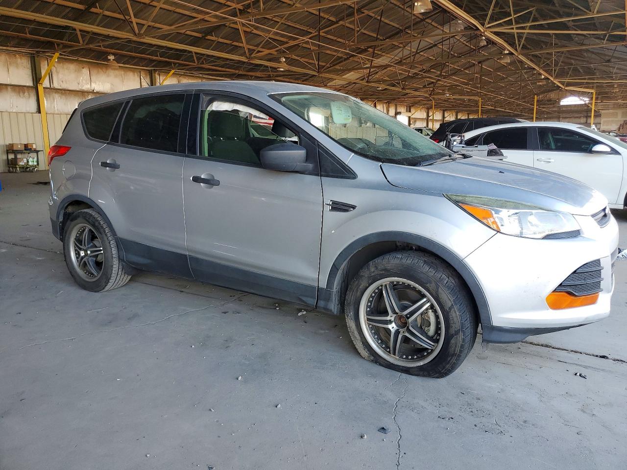 2013 Ford Escape S Silver vin: 1FMCU0F78DUB46727