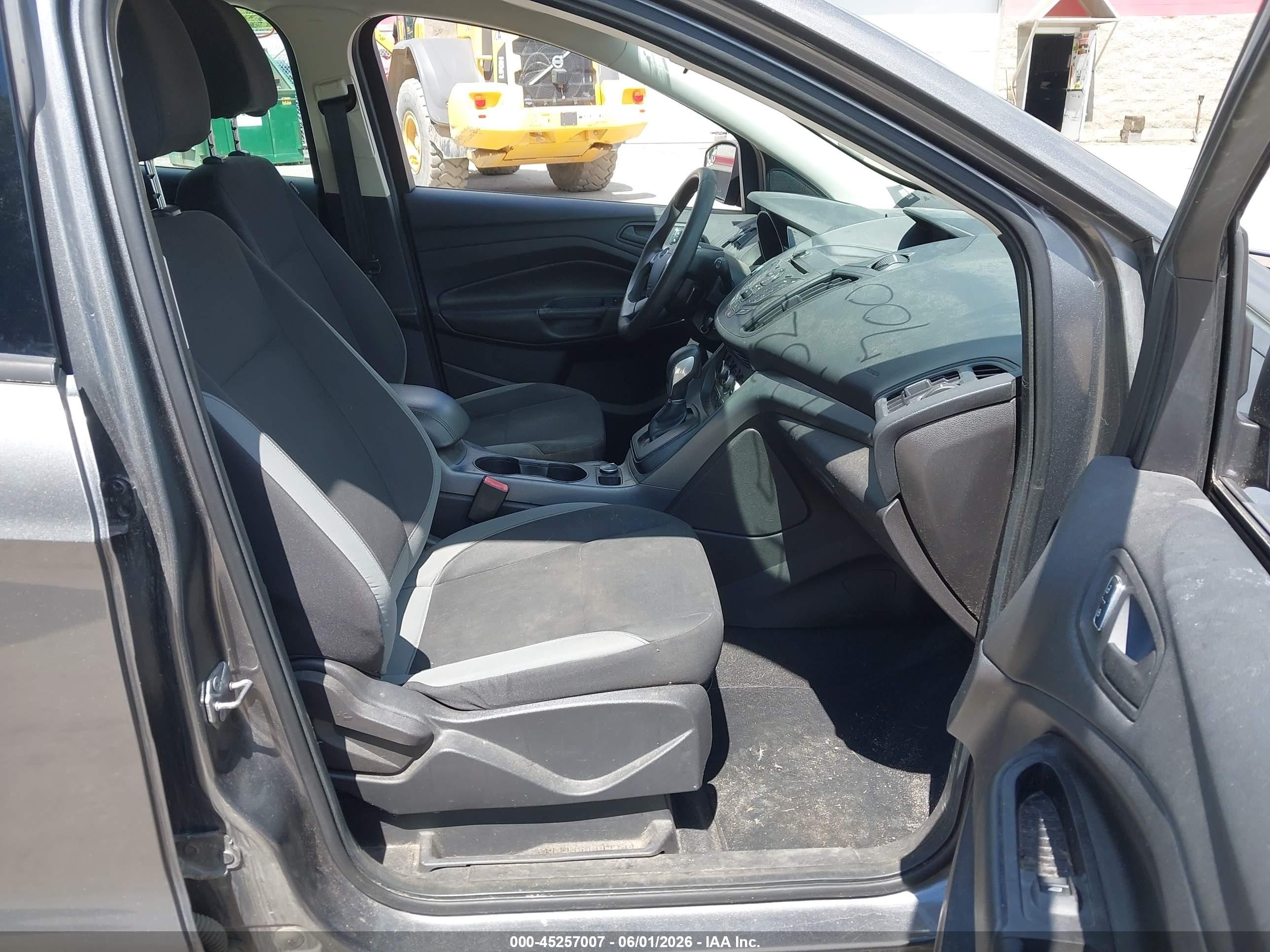 2013 Ford Escape S Gray vin: 1FMCU0F78DUD46698