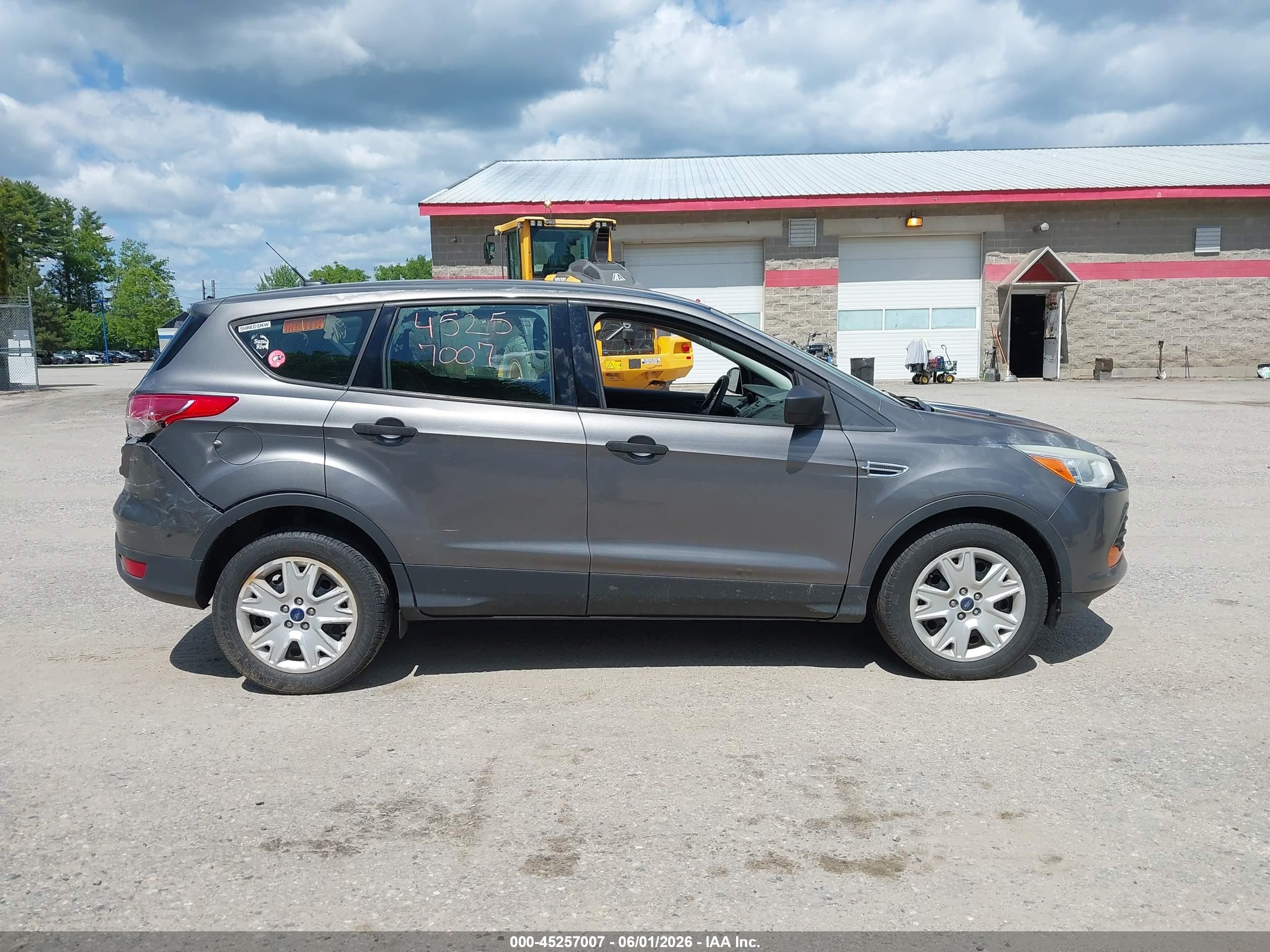 2013 Ford Escape S Gray vin: 1FMCU0F78DUD46698