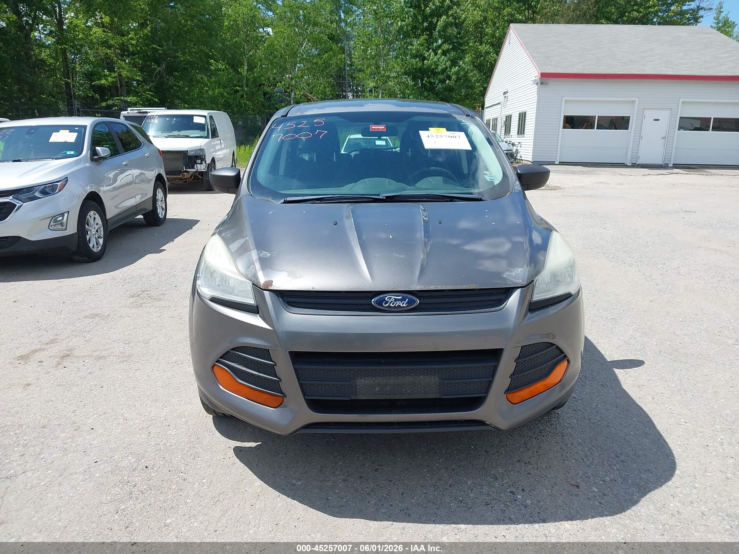 2013 Ford Escape S Gray vin: 1FMCU0F78DUD46698