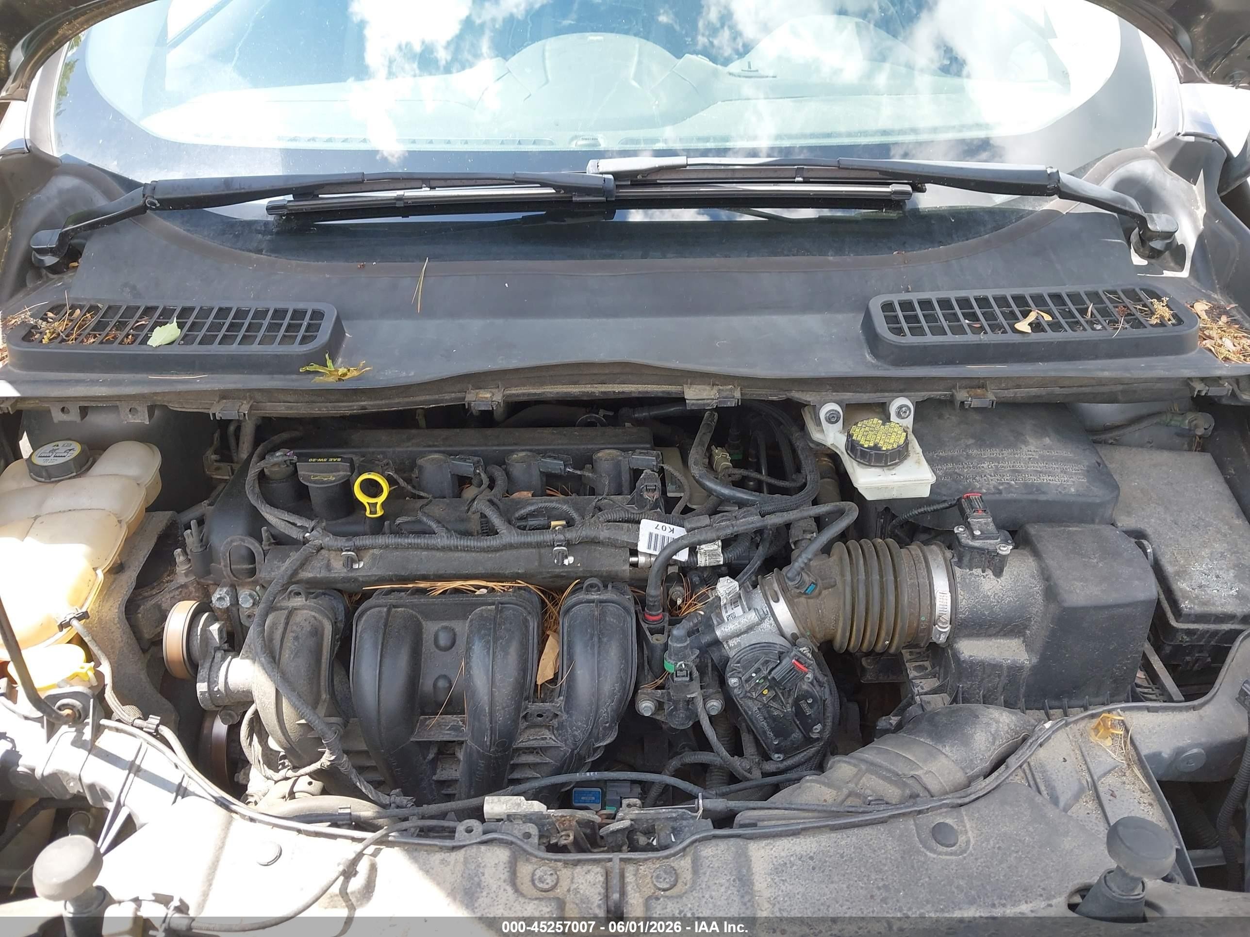 2013 Ford Escape S Gray vin: 1FMCU0F78DUD46698