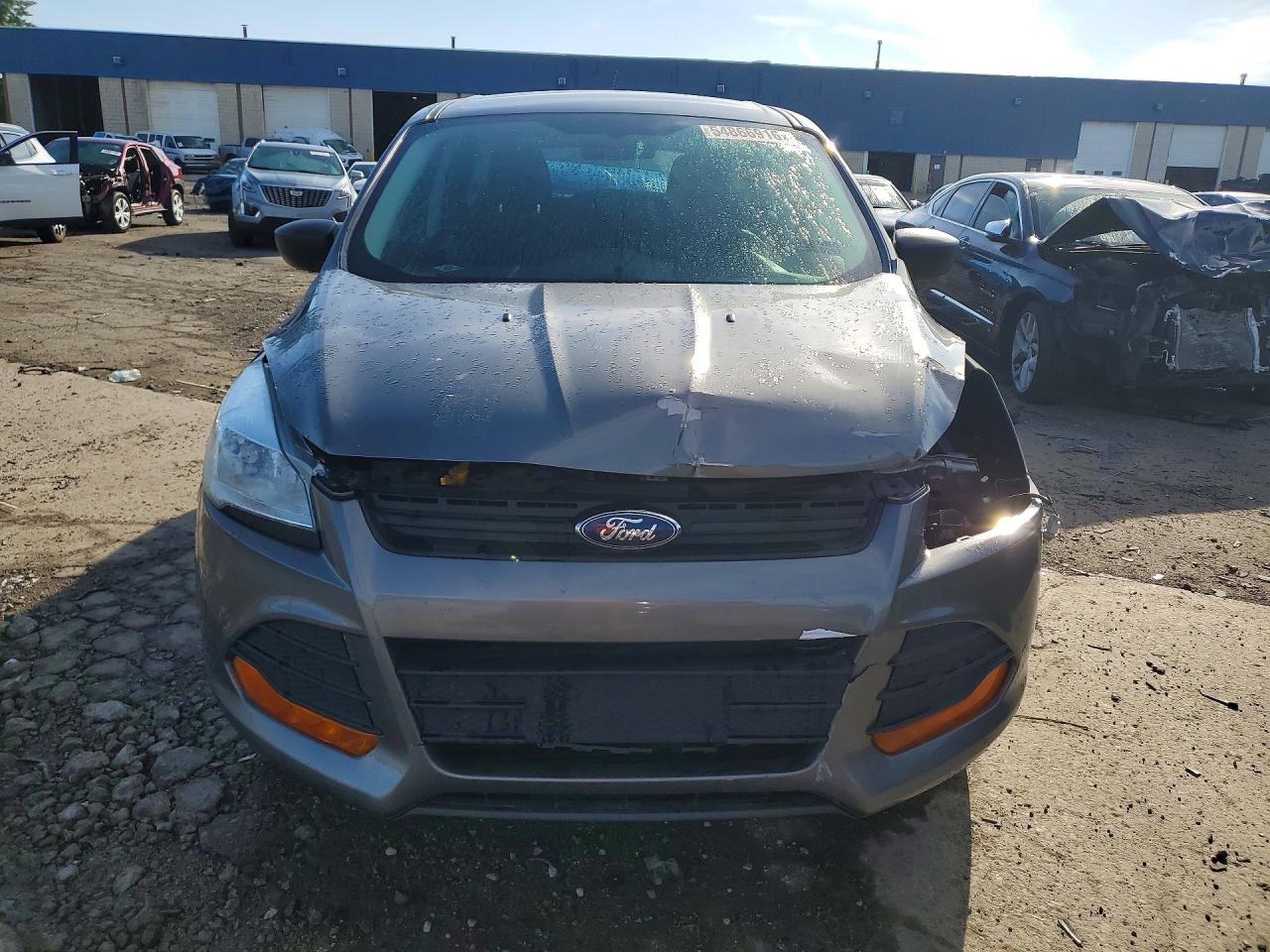 2014 Ford Escape S Gray vin: 1FMCU0F78EUB00073
