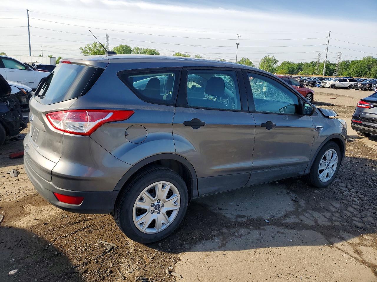 2014 Ford Escape S Gray vin: 1FMCU0F78EUB00073